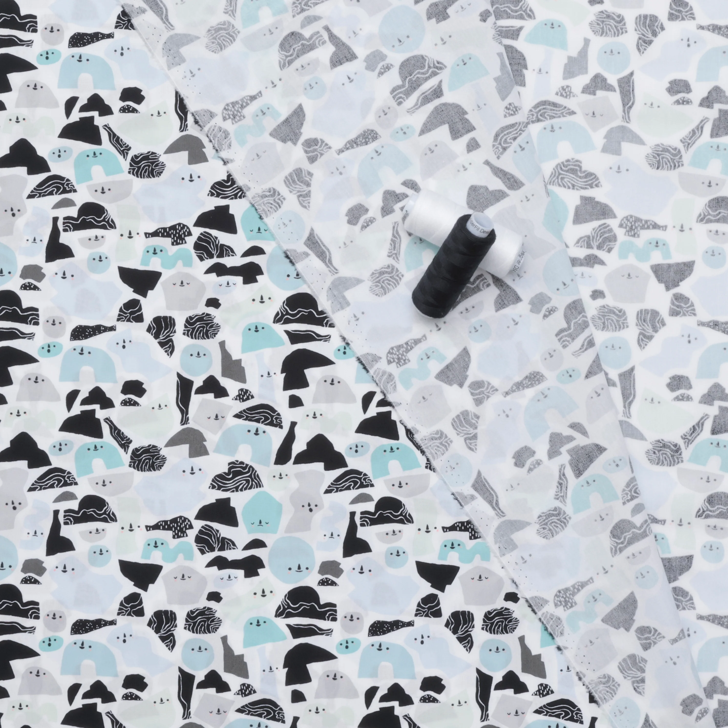 AGF - Cotton - Arctic Tale Capsule - Happy Icebergs - Image 3