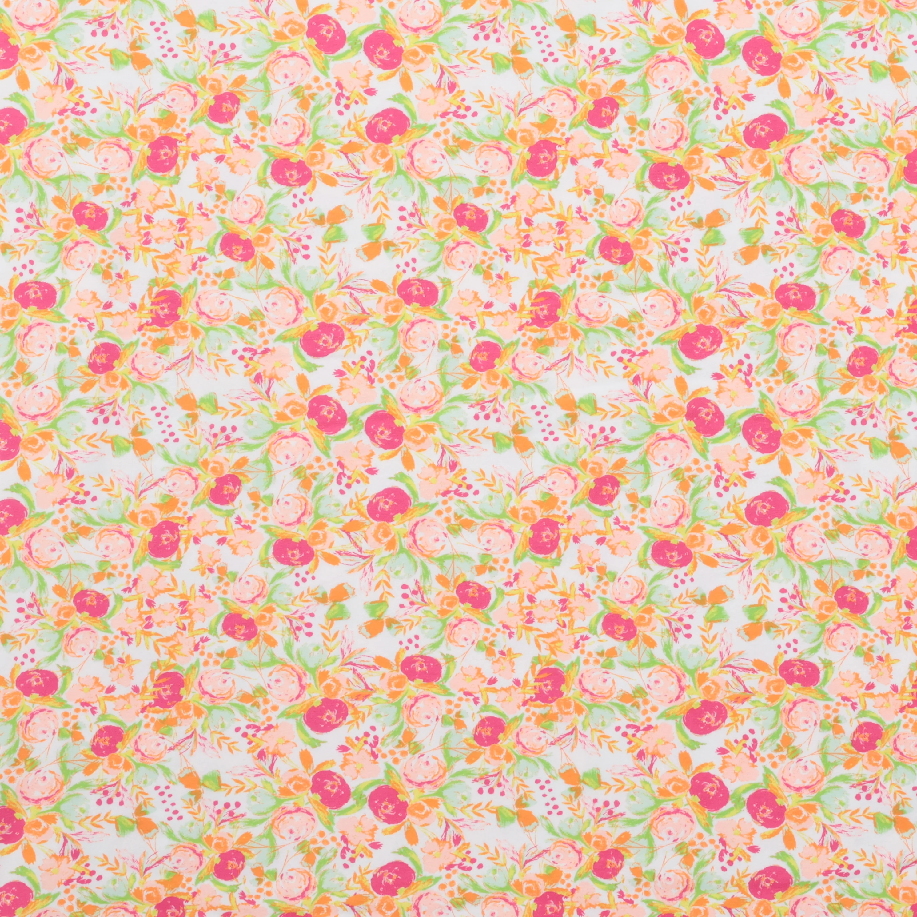 AGF - Cotton - Knit - Wild Bloom - Flowered Sunrise - Image 2