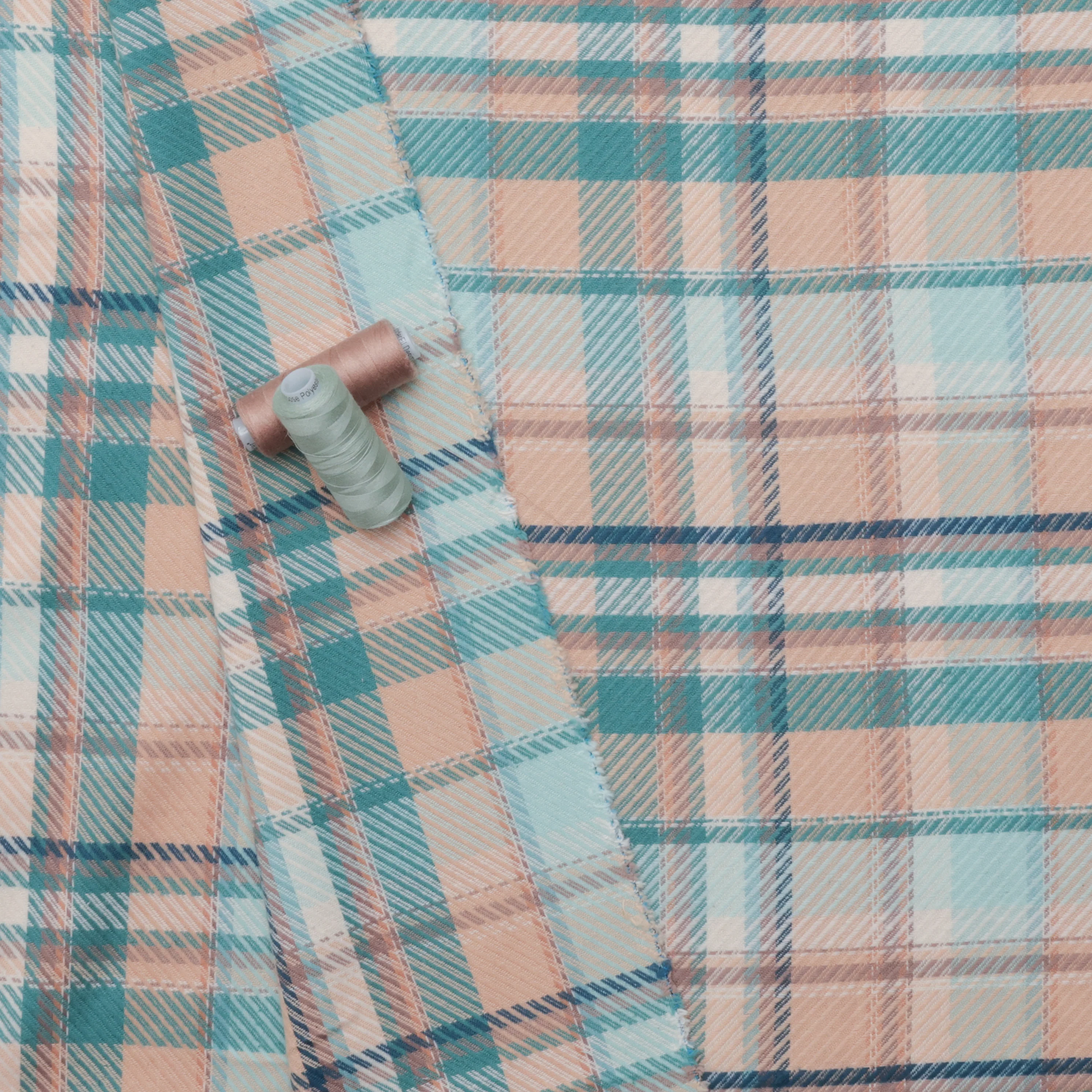 AGF - Flannel - Highlands - Royal Plaid - Horizon - Image 3