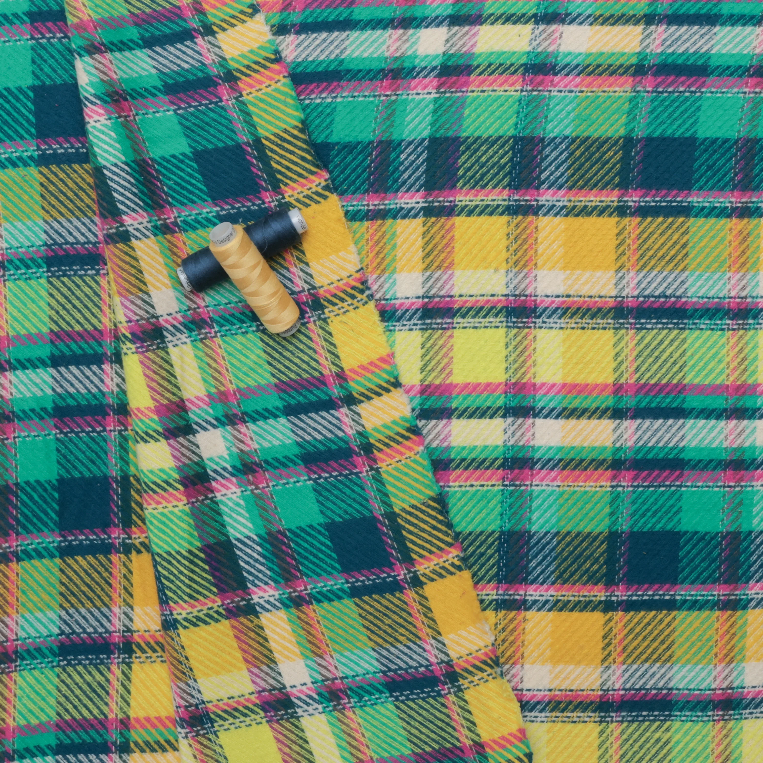 AGF - Flannel - Highlands - Royal Plaid - Sunrise - Image 3