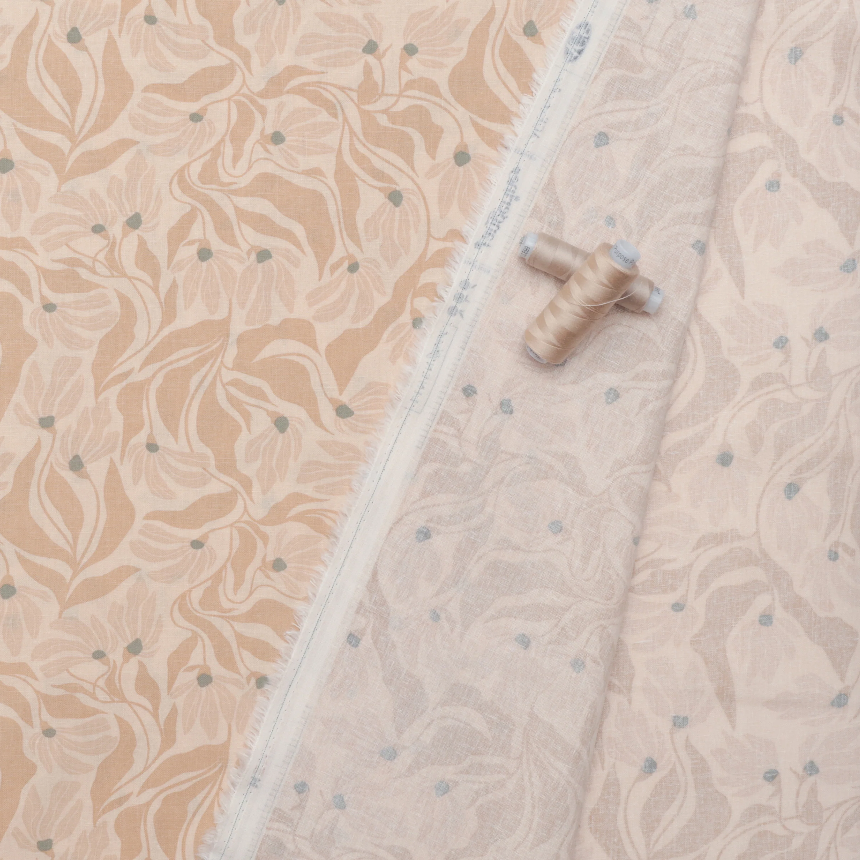 AGF - Linen Blend - Tangerine - Wind Dance - Image 3