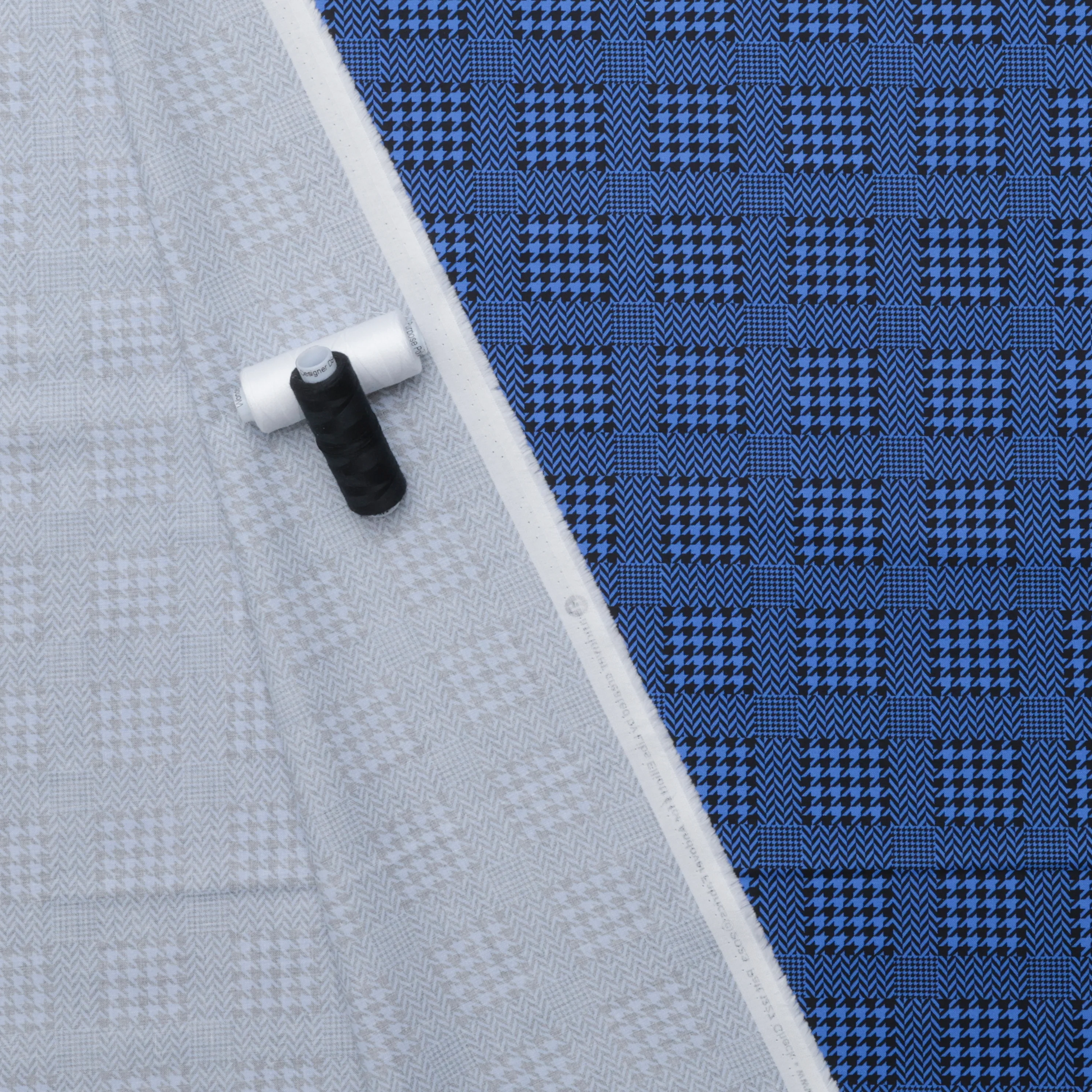 Andover - Cotton - Iconic - Check - Royal - Image 3