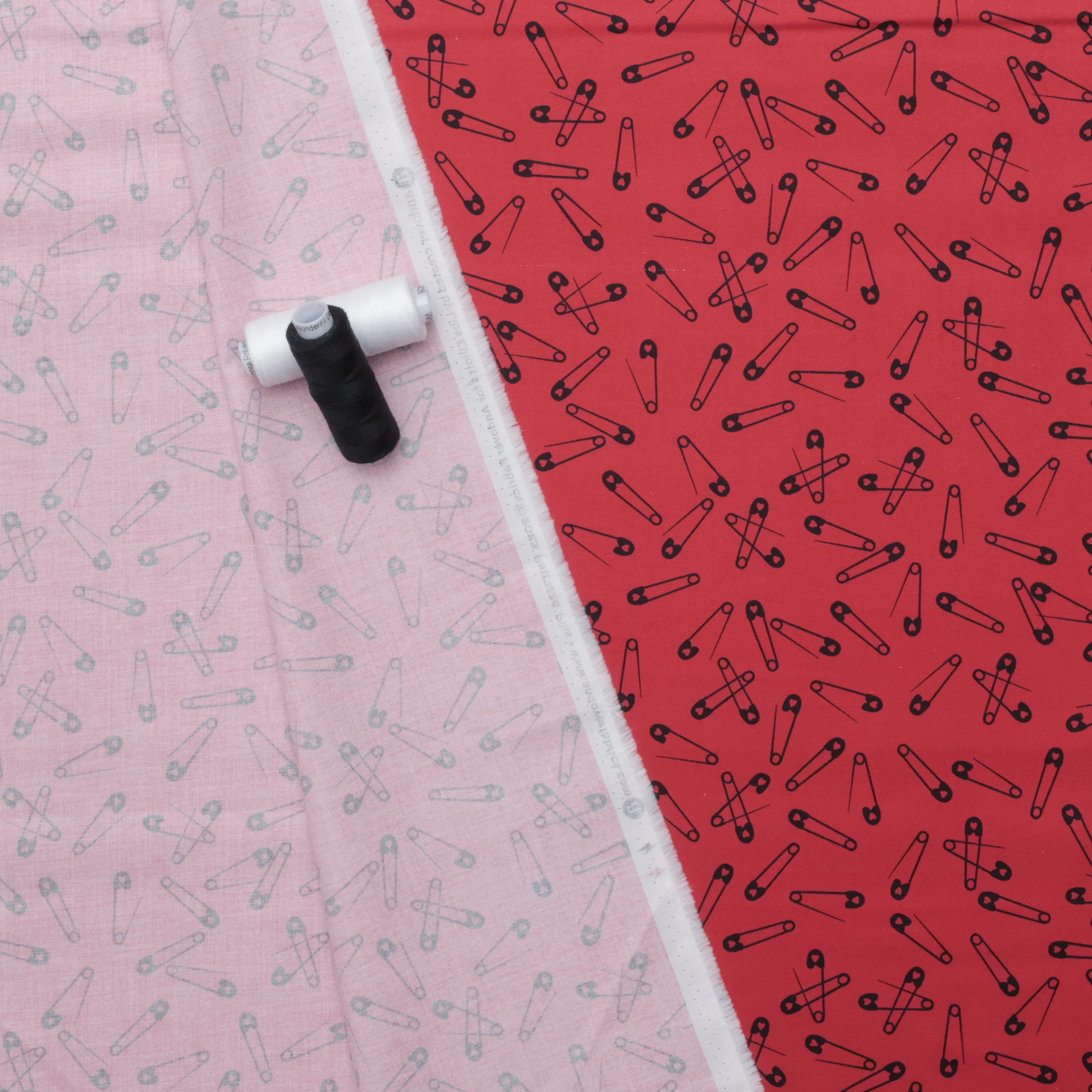 Andover - Cotton - Iconic - Pins - Brick - Image 3