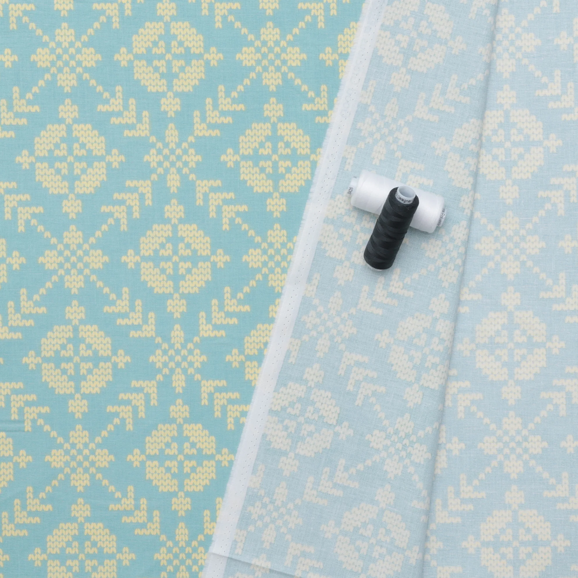 Anna Maria - Cotton - Good Gracious - Fairs Isle - Sky - Image 3