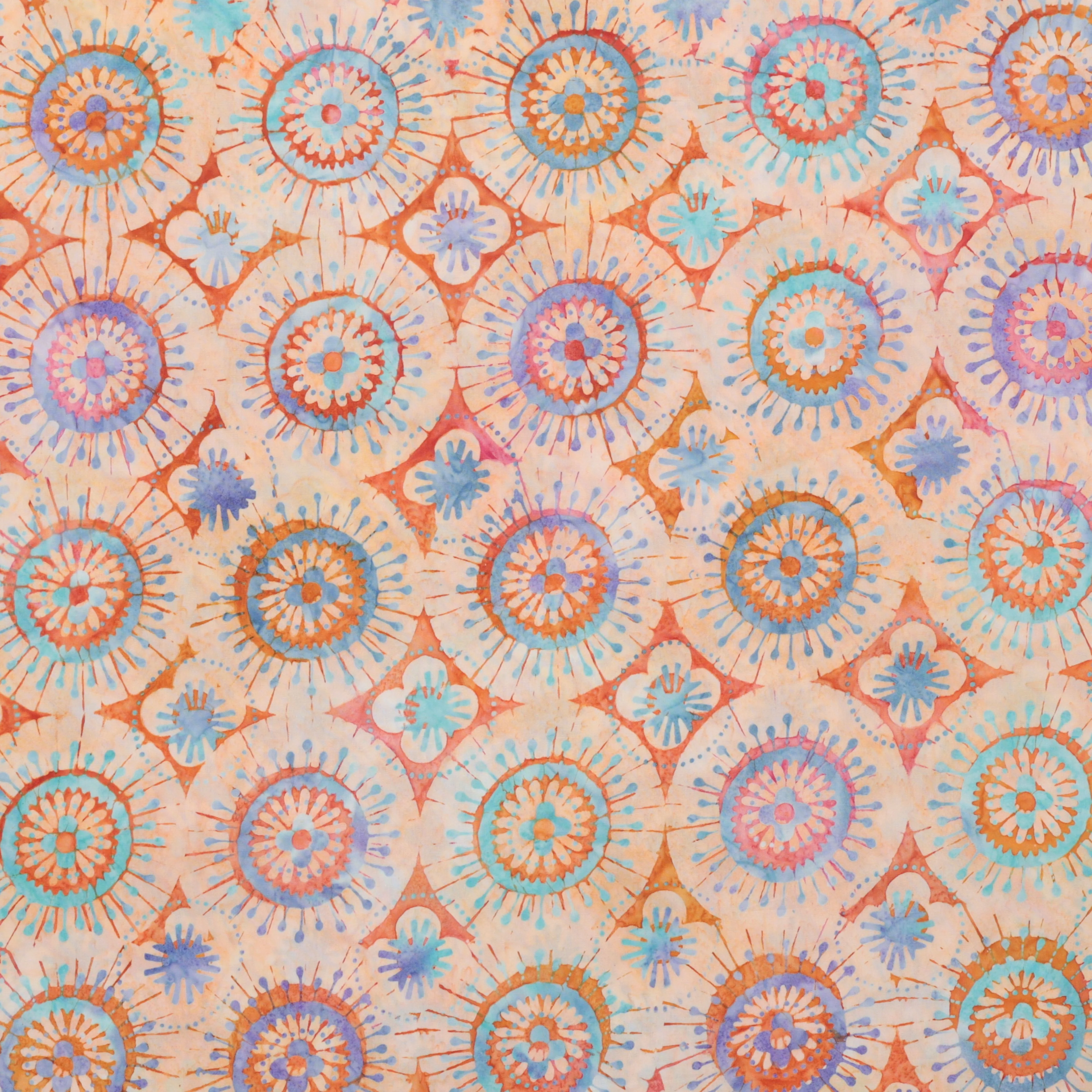 Artisan Batiks - Cotton - Retro Rainbow - Batik - Peach - Image 2