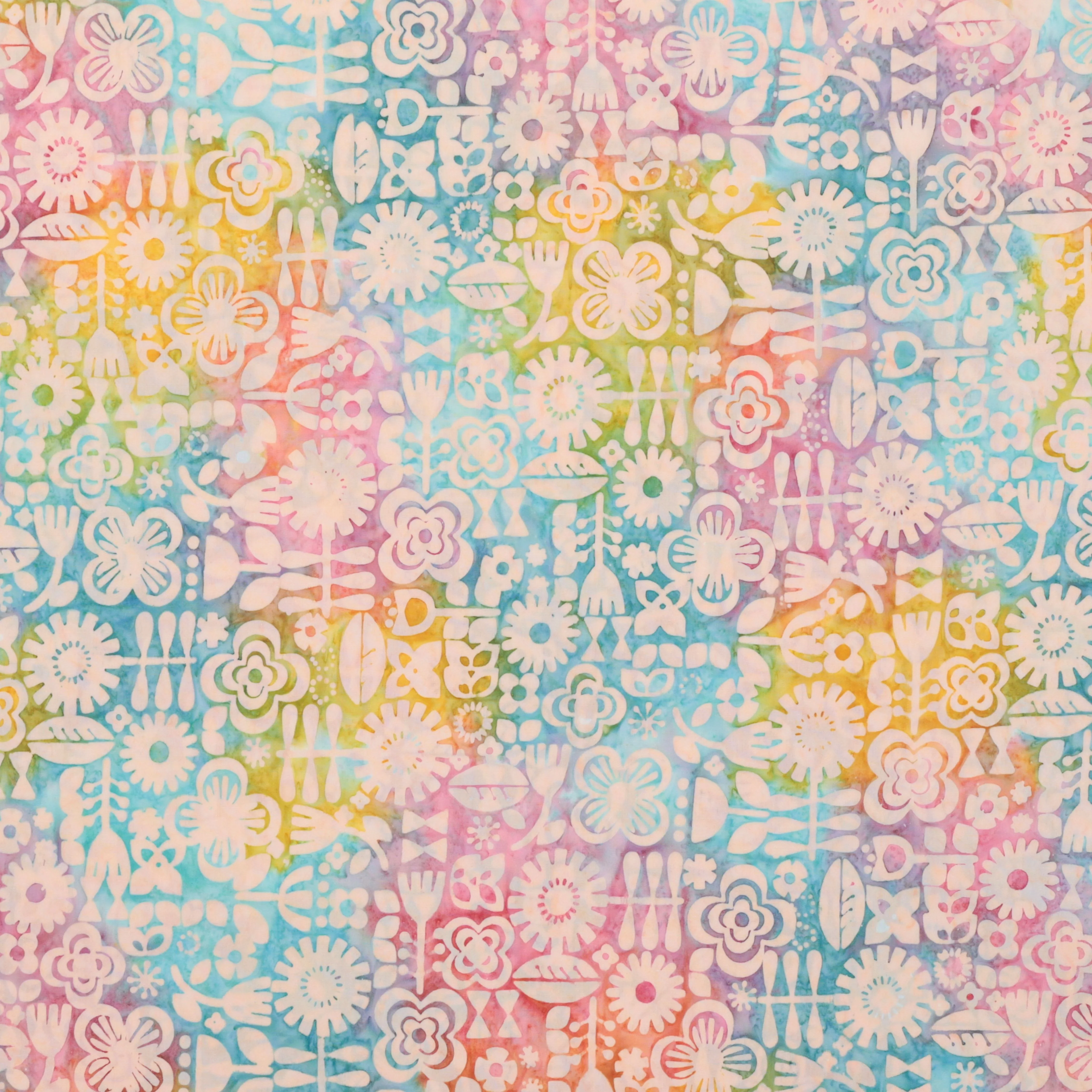 Artisan Batiks - Cotton - Retro Rainbow - Batik - Rainbow - Image 2