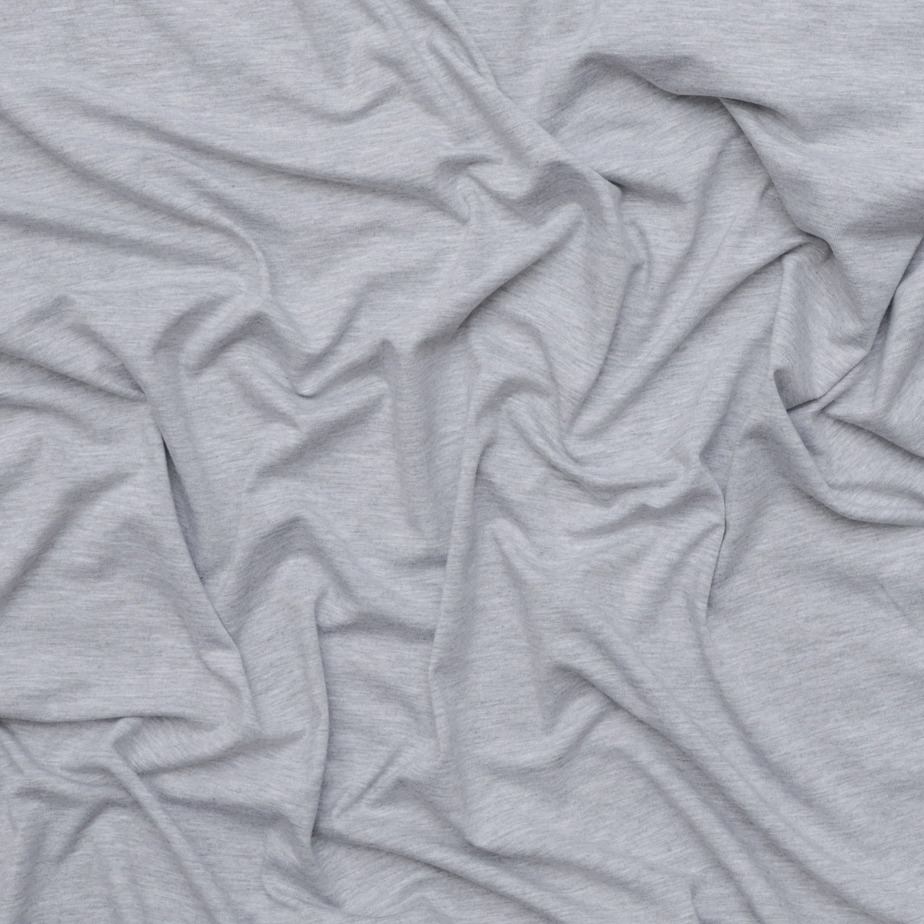 Bamboo Blend - Jersey Solids - Deadstock - Heathered Grey
