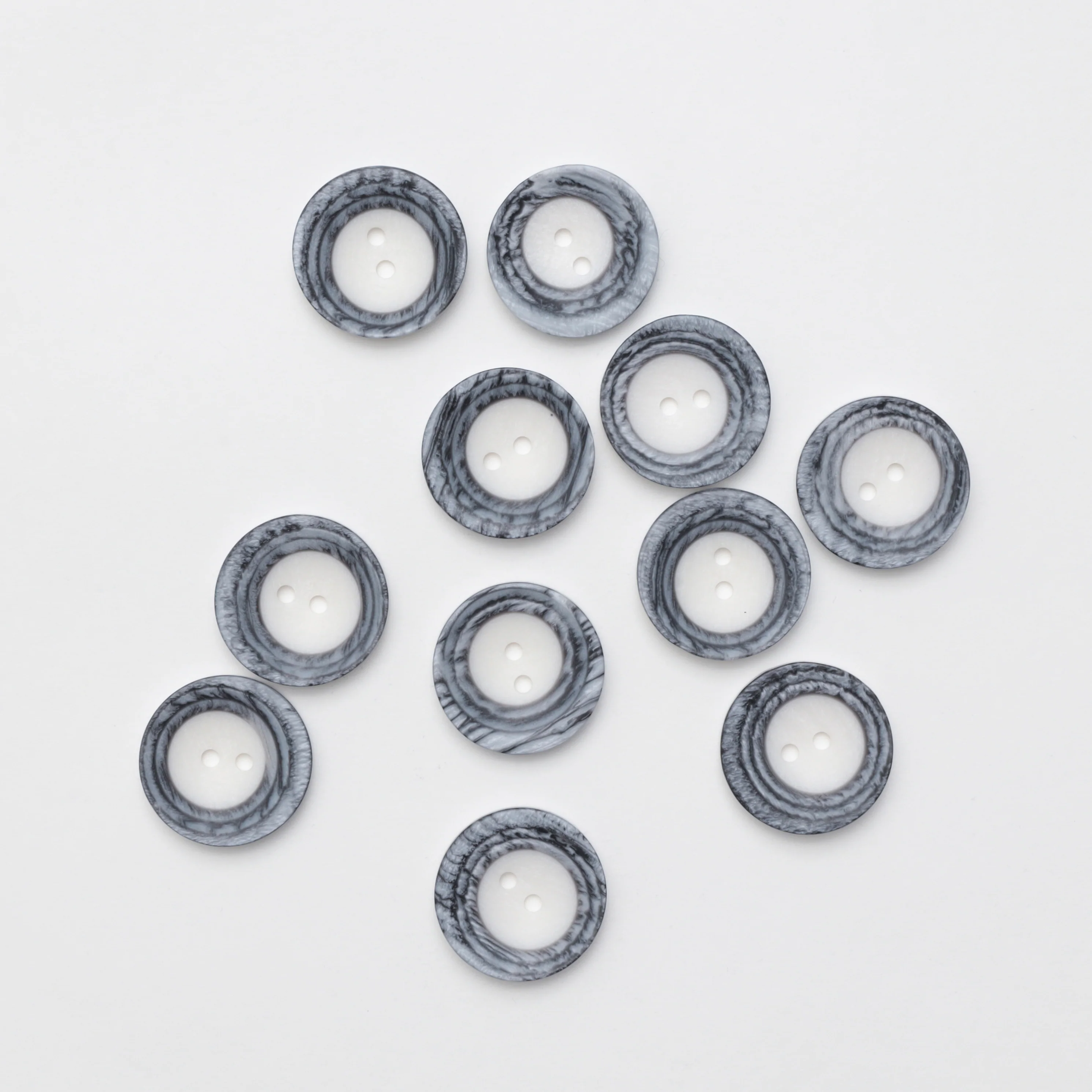 Buttons - 2 Hole - 28mm - Dish - Assorted - Image 3