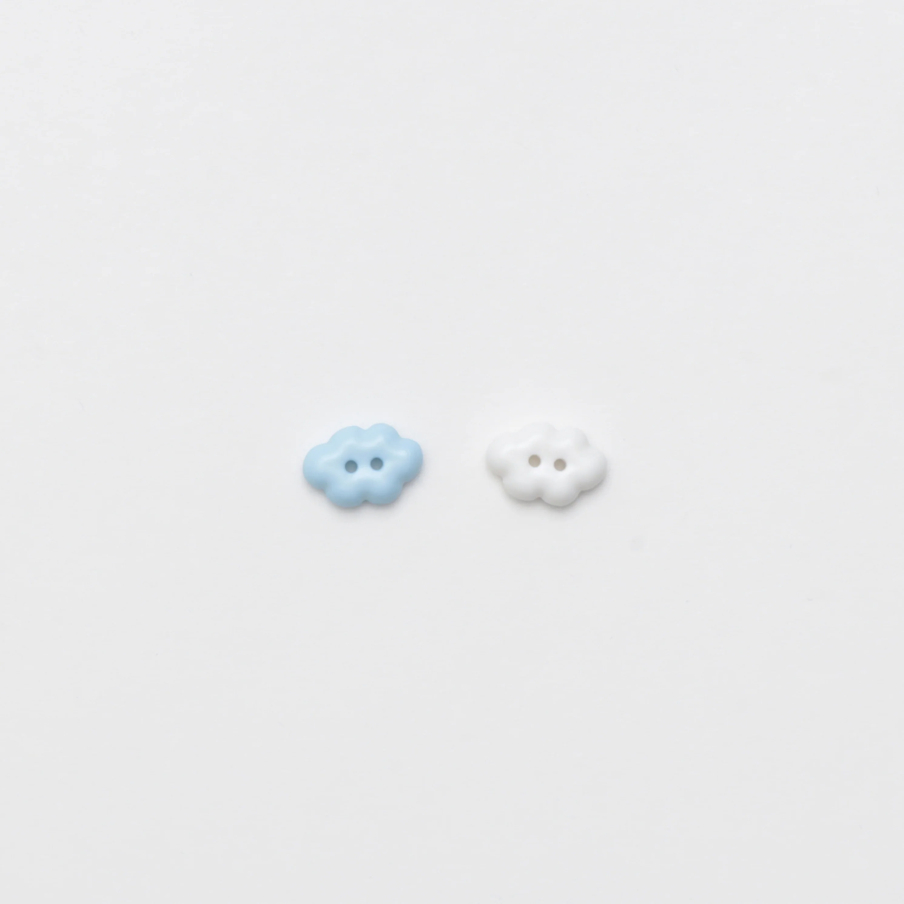 Buttons - 2 Hole - 5mm - Cloud - Assorted - Image 2