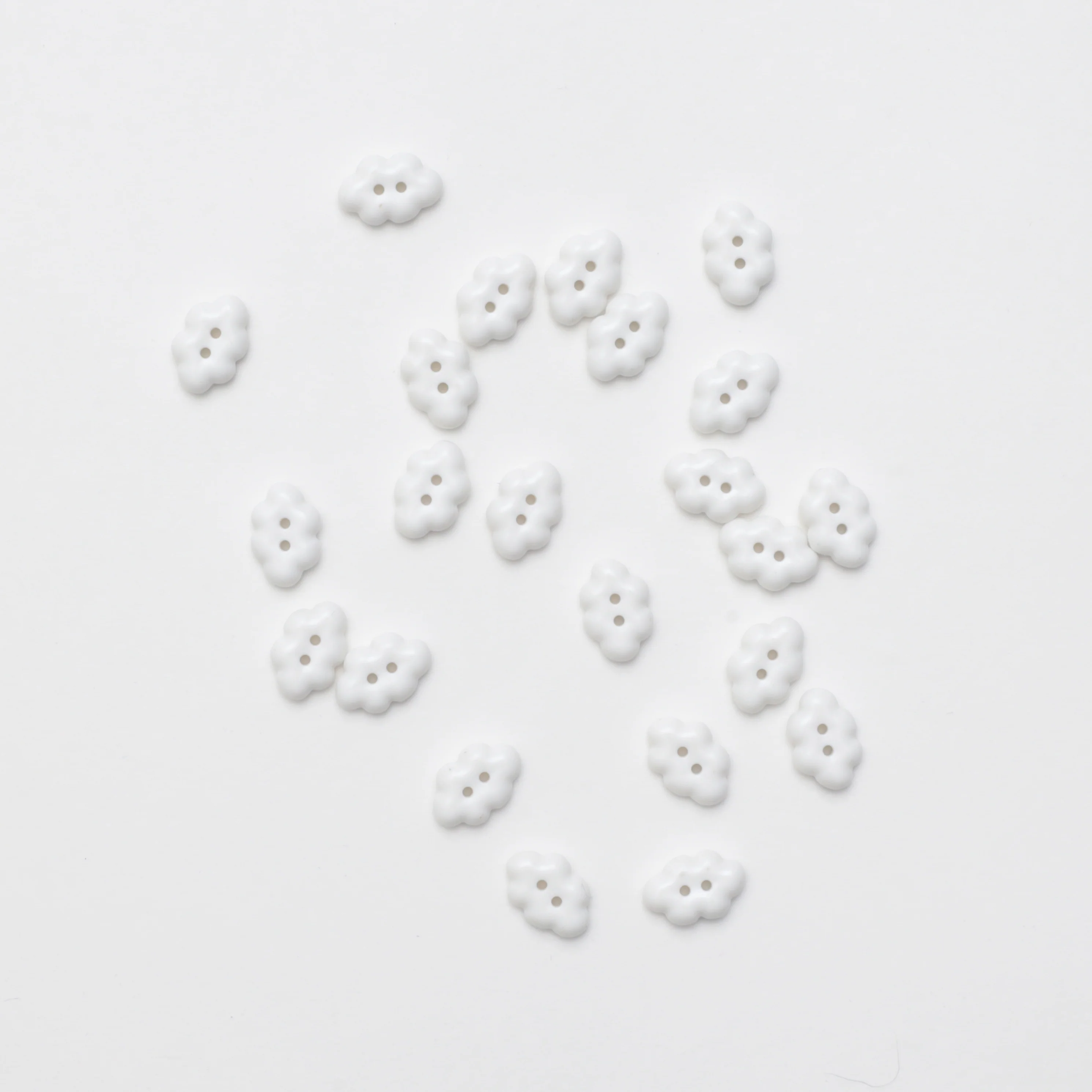 Buttons - 2 Hole - 5mm - Cloud - Assorted - Image 3