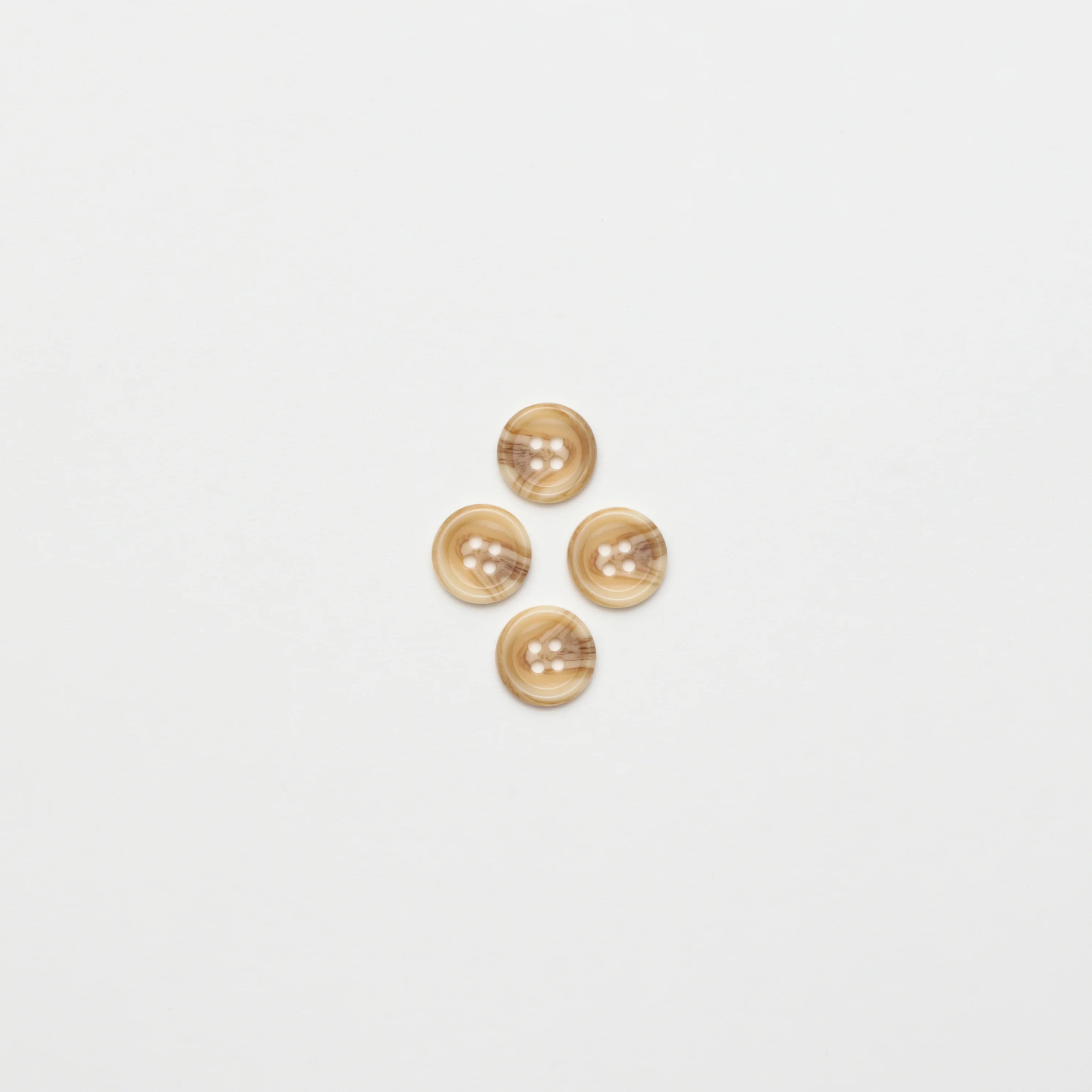 Buttons - 4-Hole - Butterscotch - Assorted Sizes - Image 7