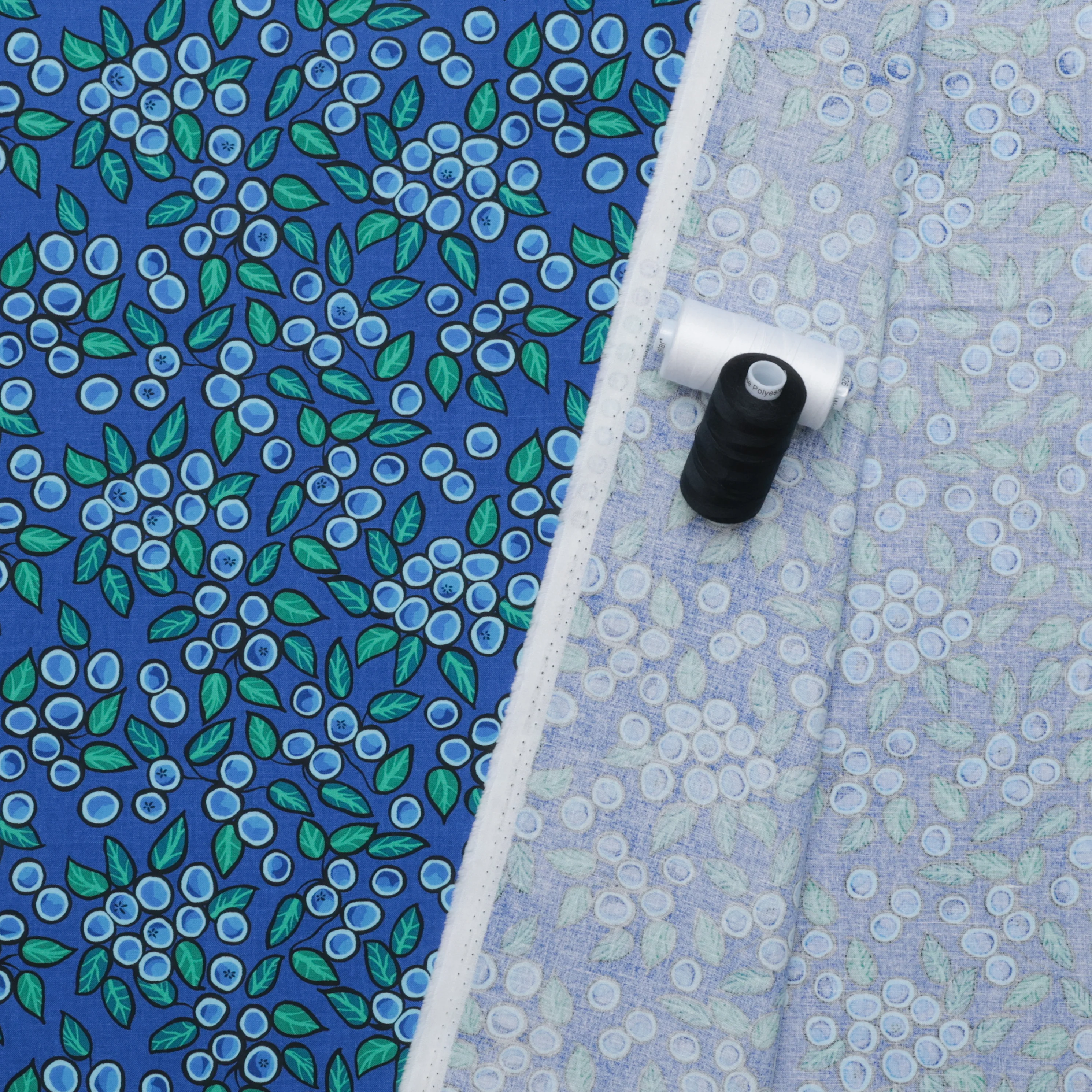 C.J. Houle - Cotton - Allover Blueberry - Navy - Image 3