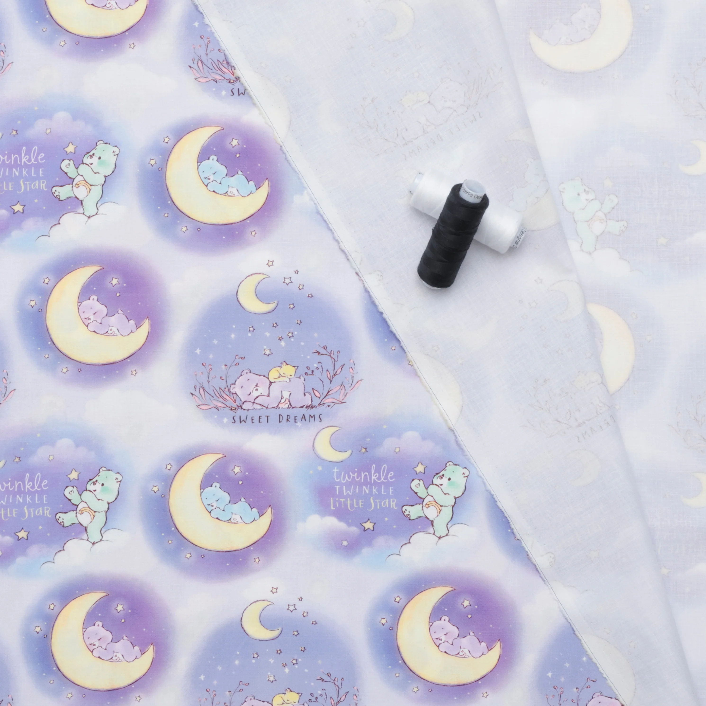 Camelot - Cotton - Care Bears Make A Wish - Sleep Baby Bears - Navy - Image 3