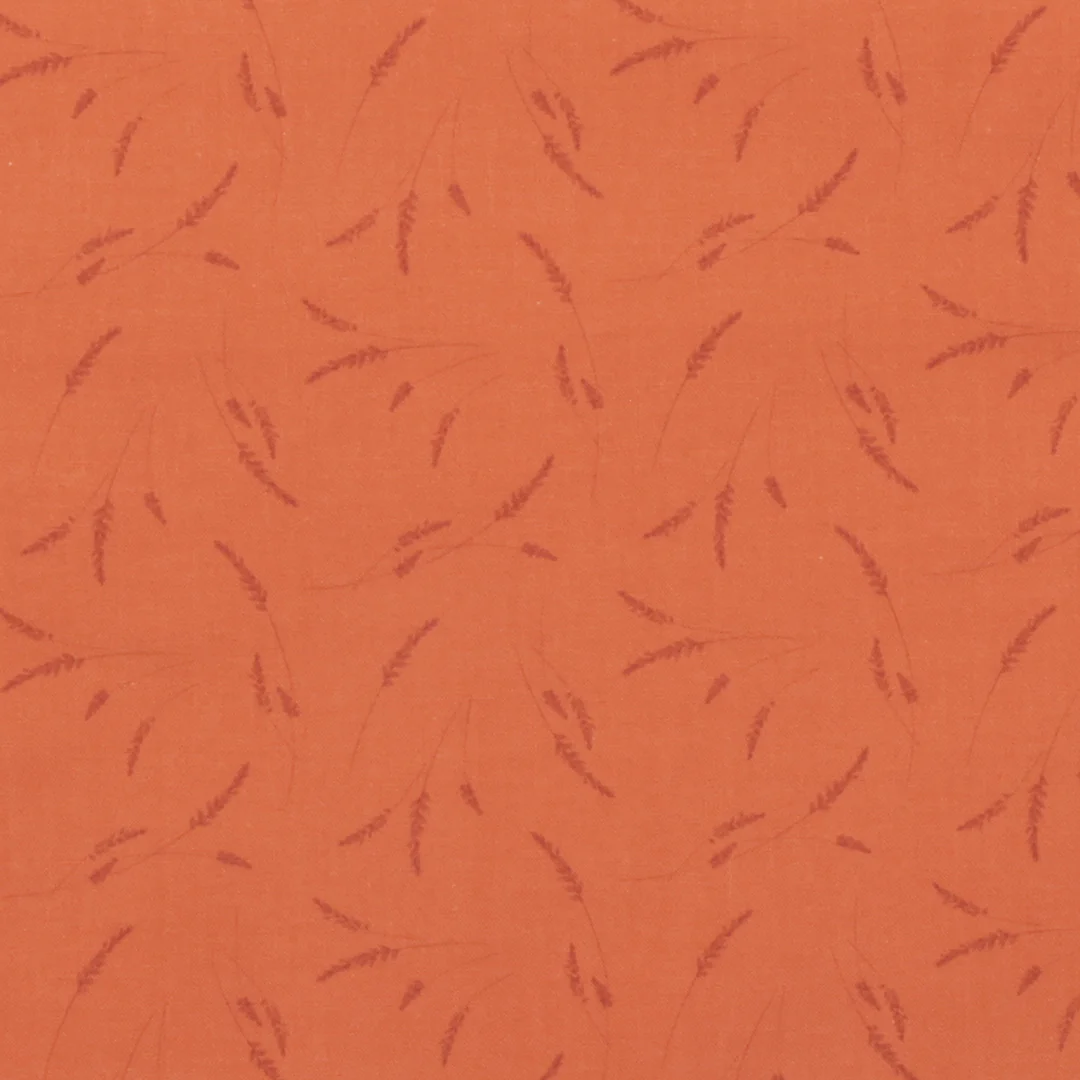 Camelot - Cotton - Delicate Stems - Light Terra Cotta - Image 2