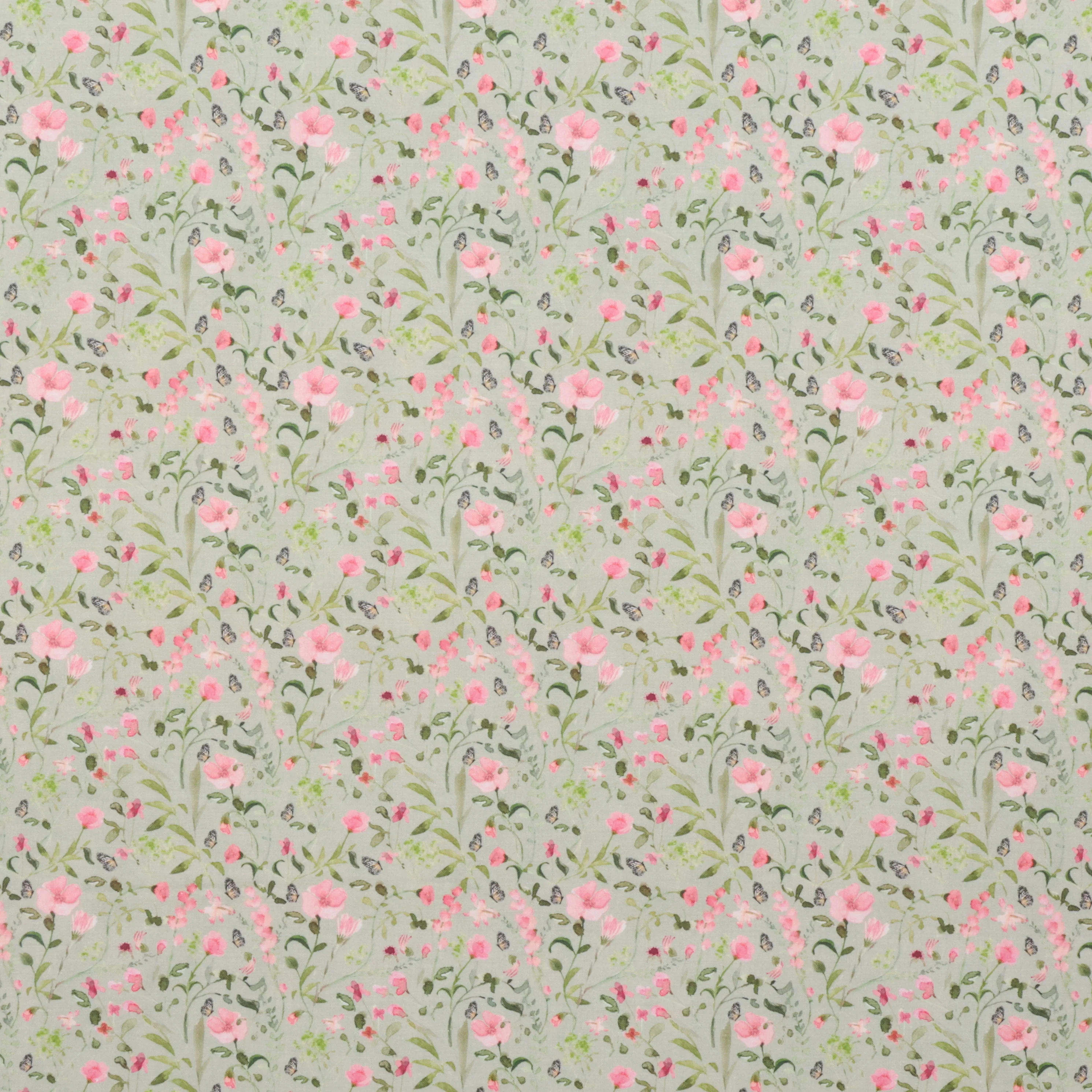 Camelot - Cotton - Springtime In The Park - Sage - Image 2