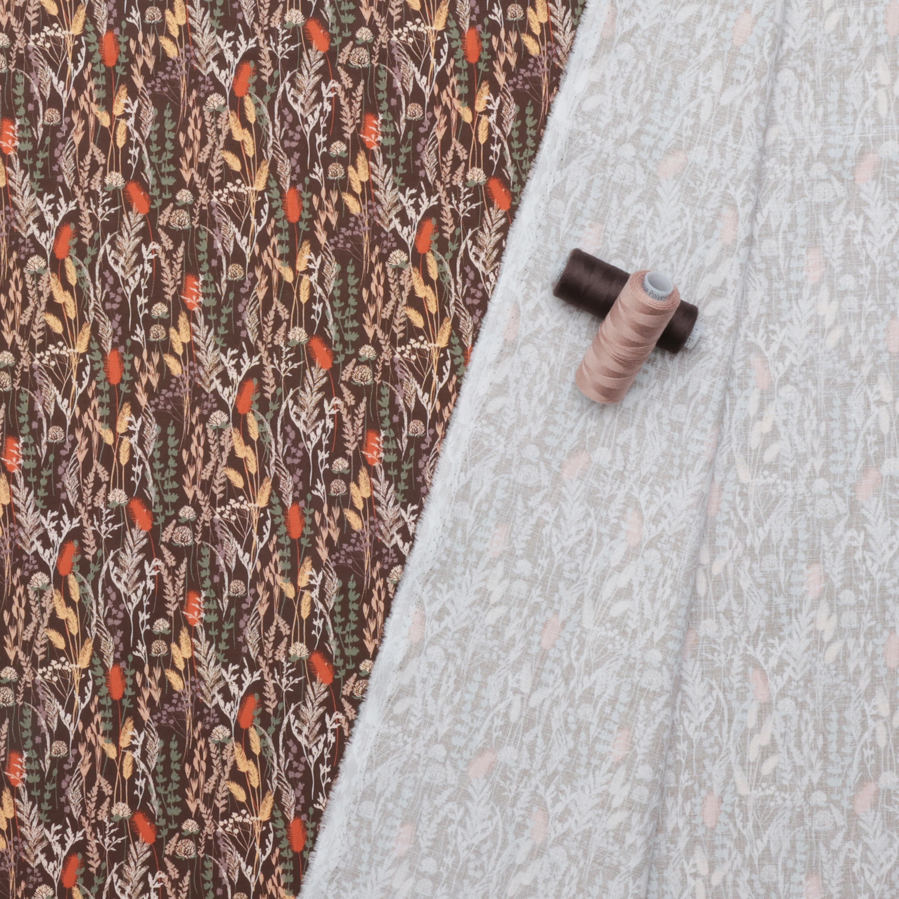 Camelot - Cotton - Whispering Grasslands - Brown - Image 3
