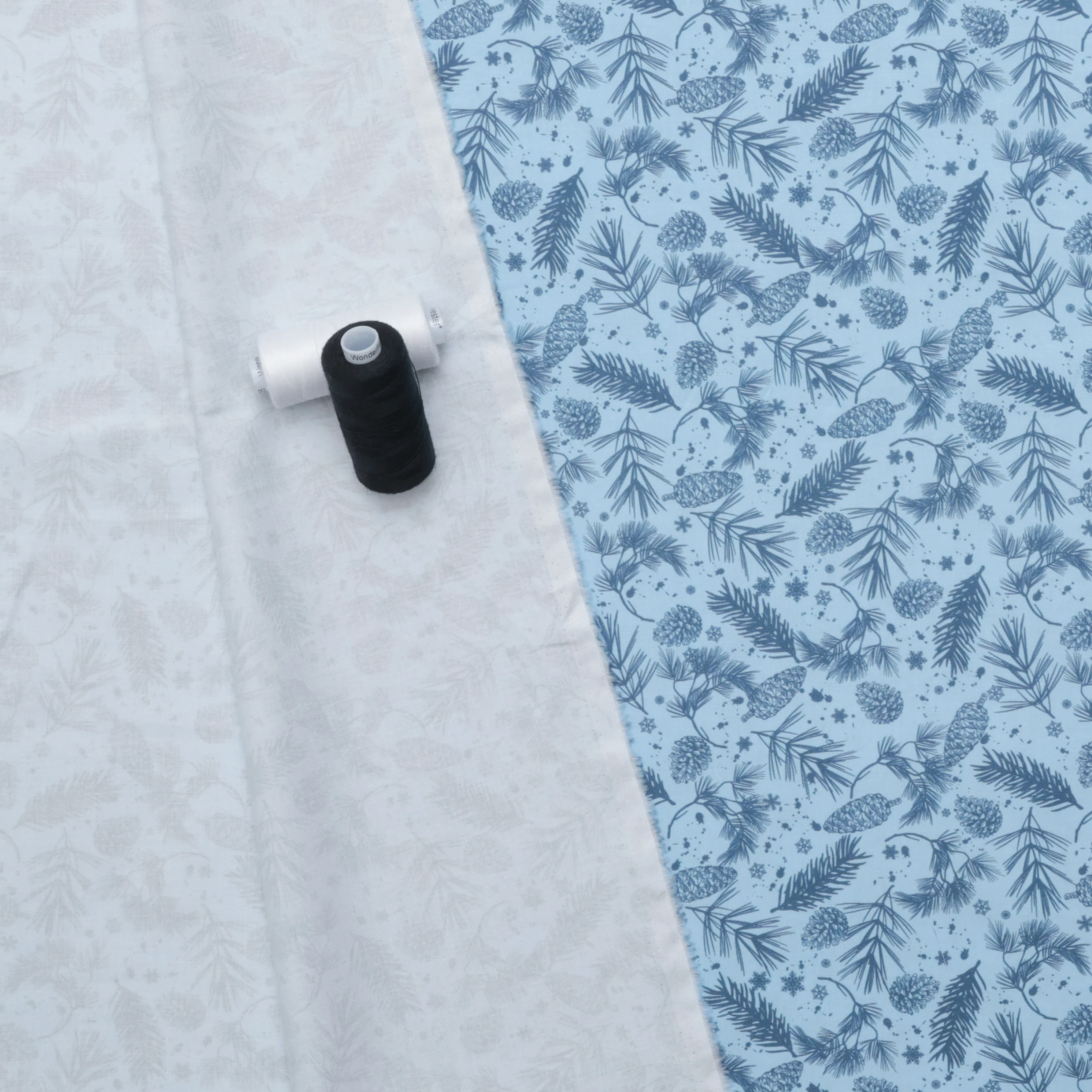 Camelot - Cotton - Winter Land - Winters Treasures - Blue - Image 3