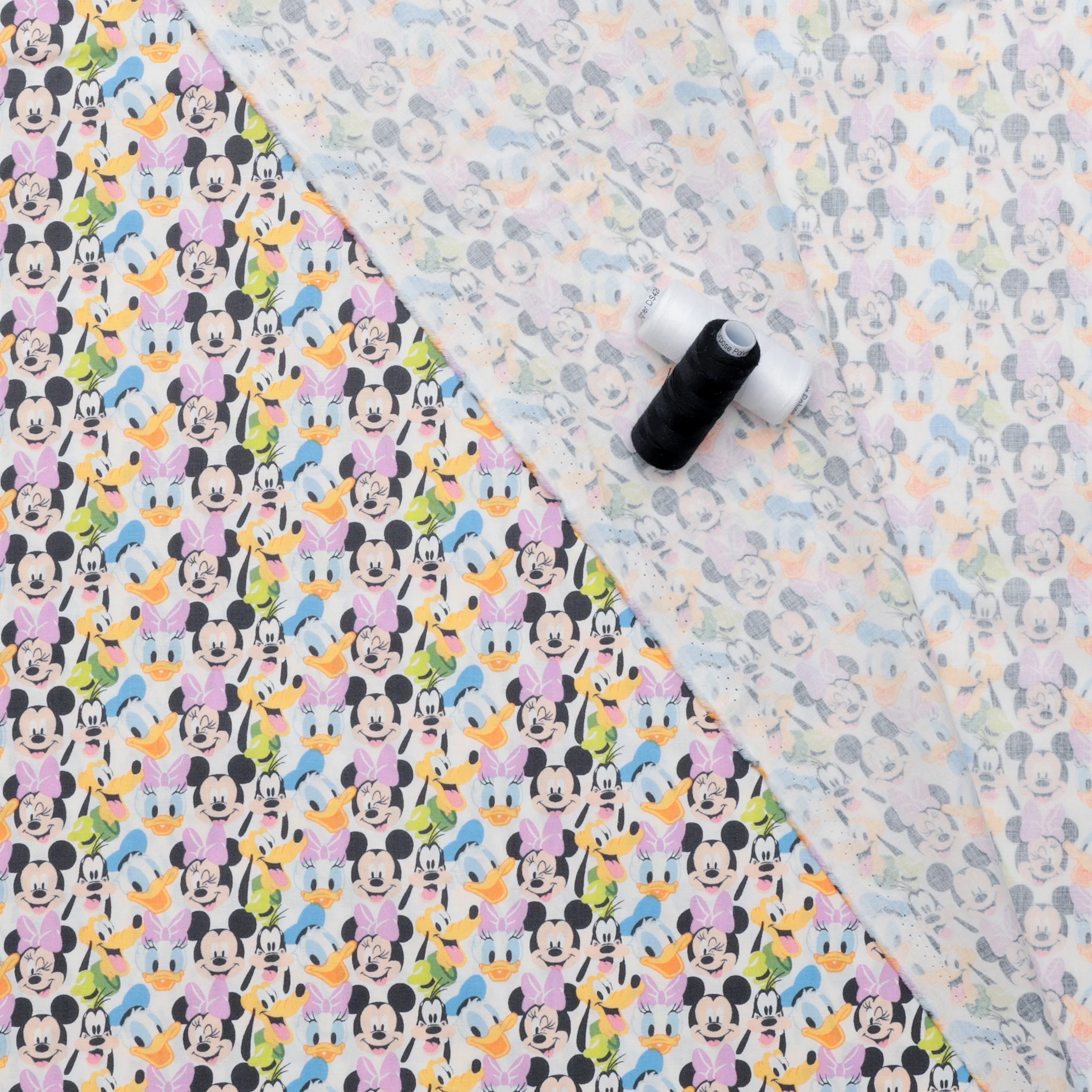Camelot - Licensed Cotton - Here comes The Fun - White - Image 3