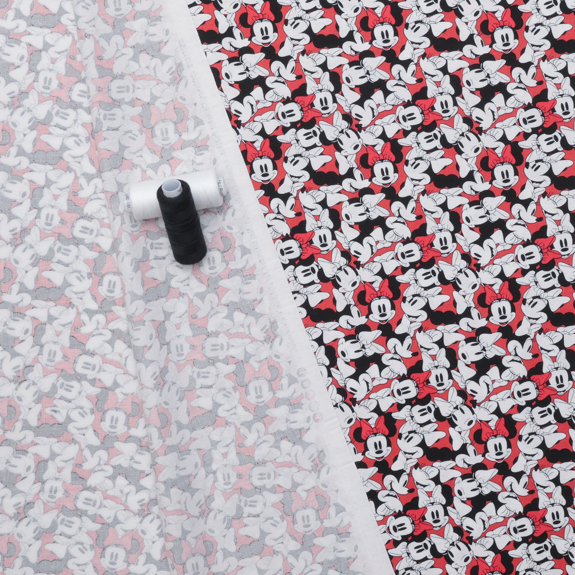 Camelot - Licensed Cotton - Minnie Tossed Stack - Red - Image 3