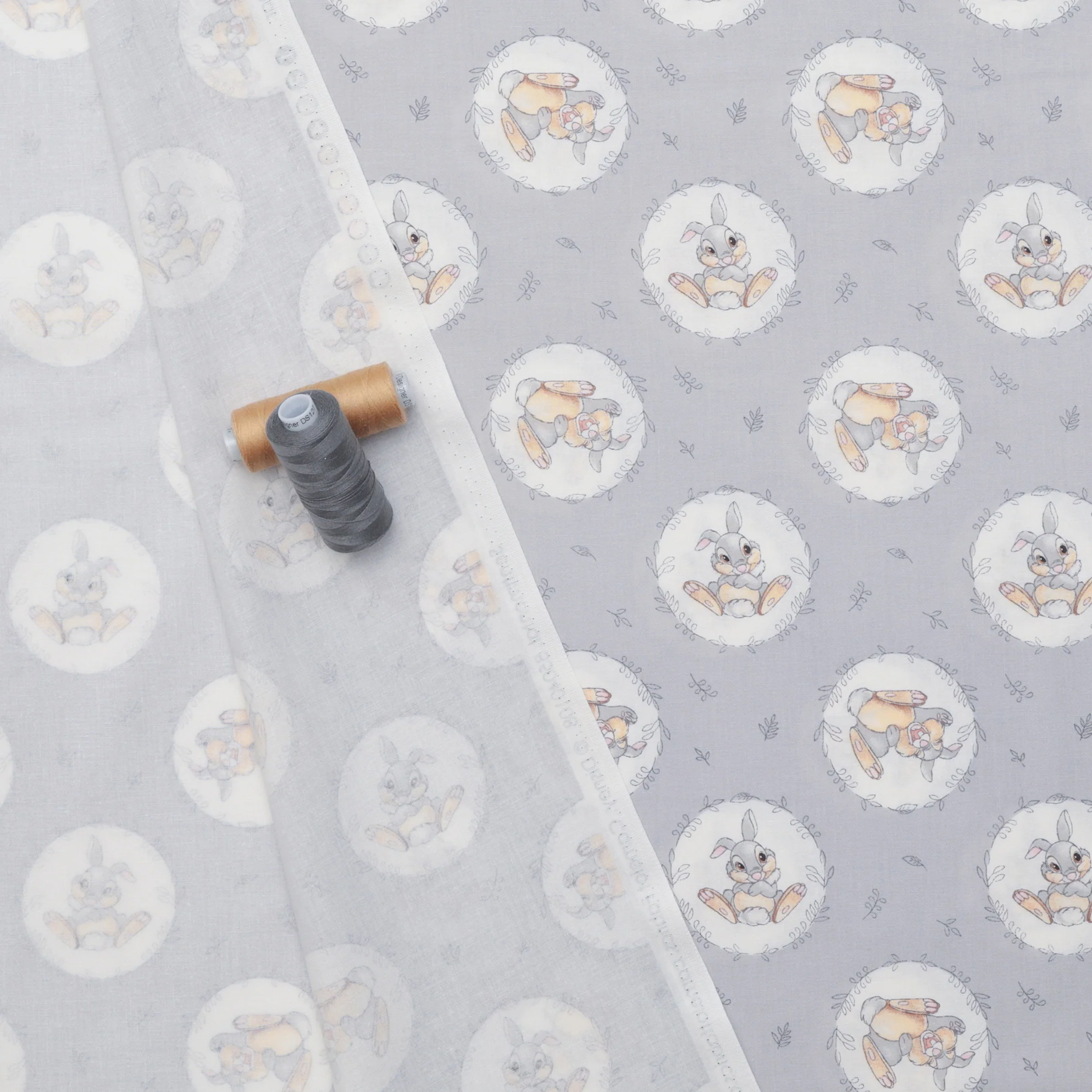 Camelot - Licensed Cotton - Sweet Thumper - Grey - Image 3
