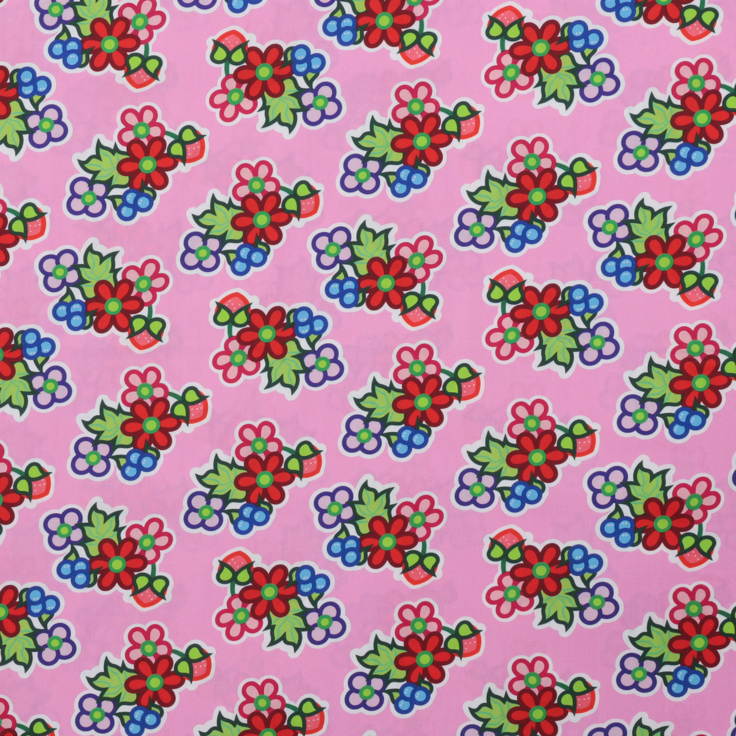 Carrie Okemaw - Poplin - Kokom Flowers - Pink - Image 2