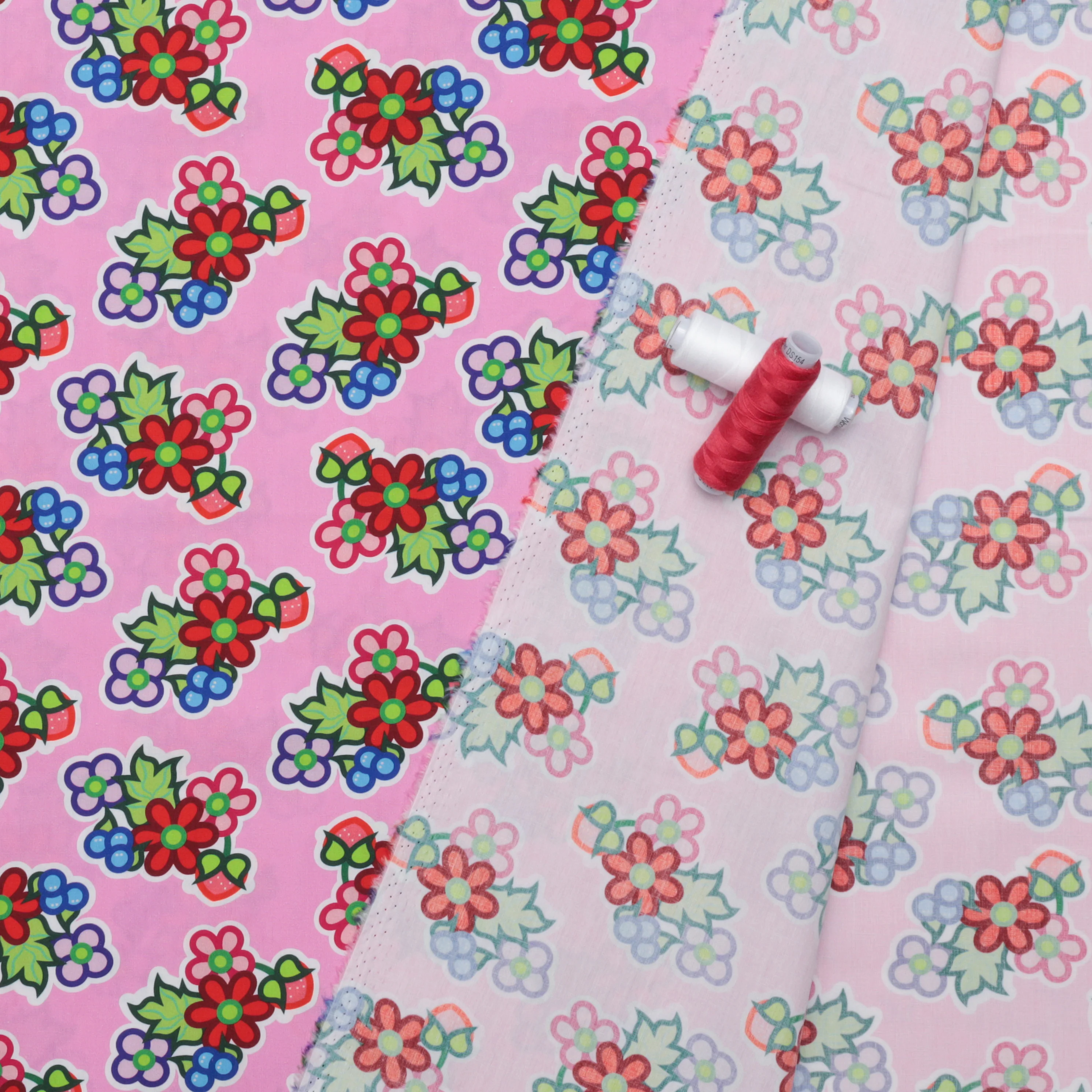 Carrie Okemaw - Poplin - Kokom Flowers - Pink - Image 3