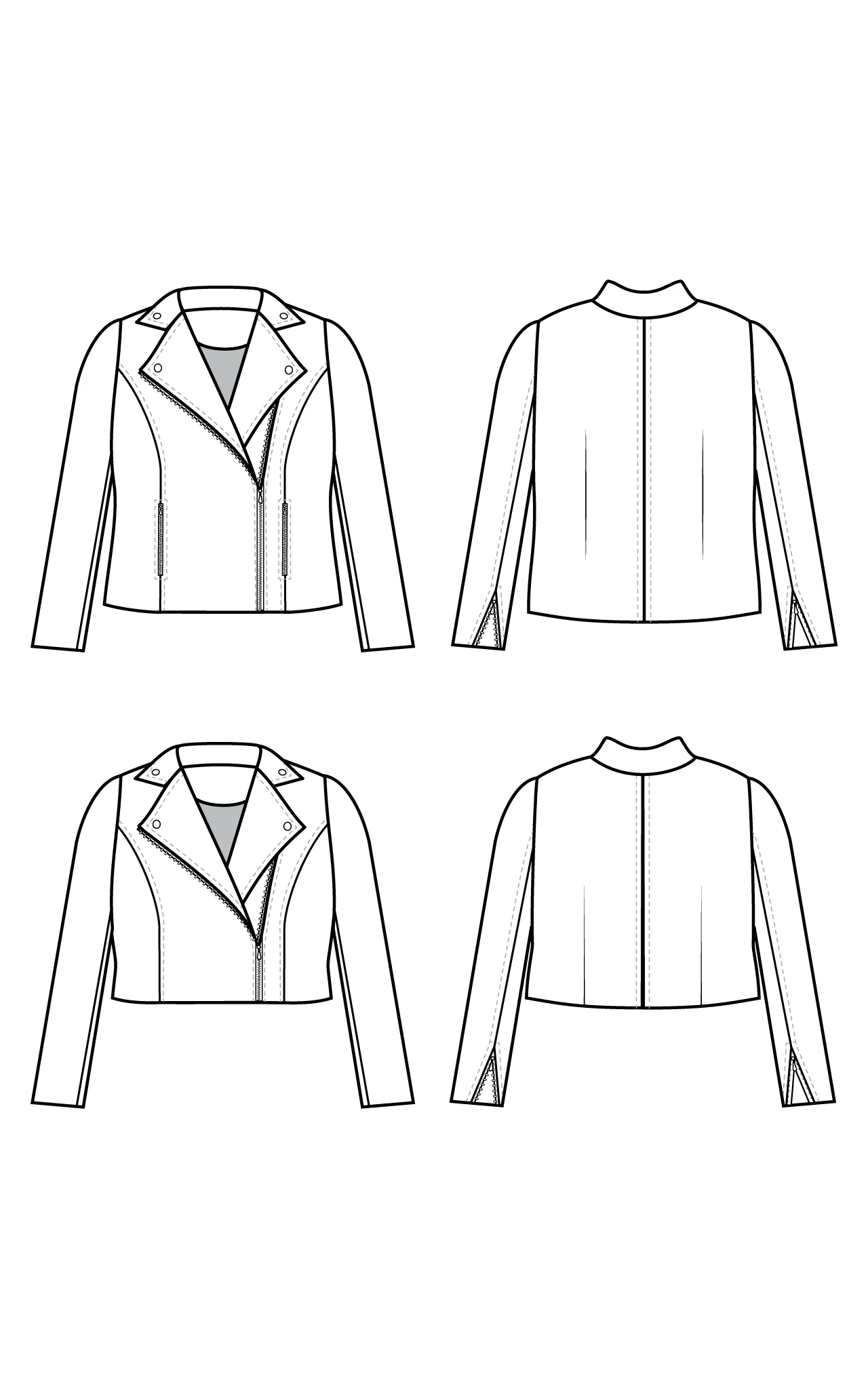 Cashmerette - Canton Moto Jacket - 0-16 - Image 8