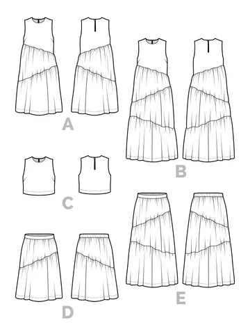 Closet Core - Azure Dress + Skirt + Top - Image 15
