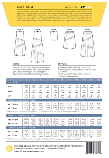 Closet Core - Azure Dress + Skirt + Top - Image 16