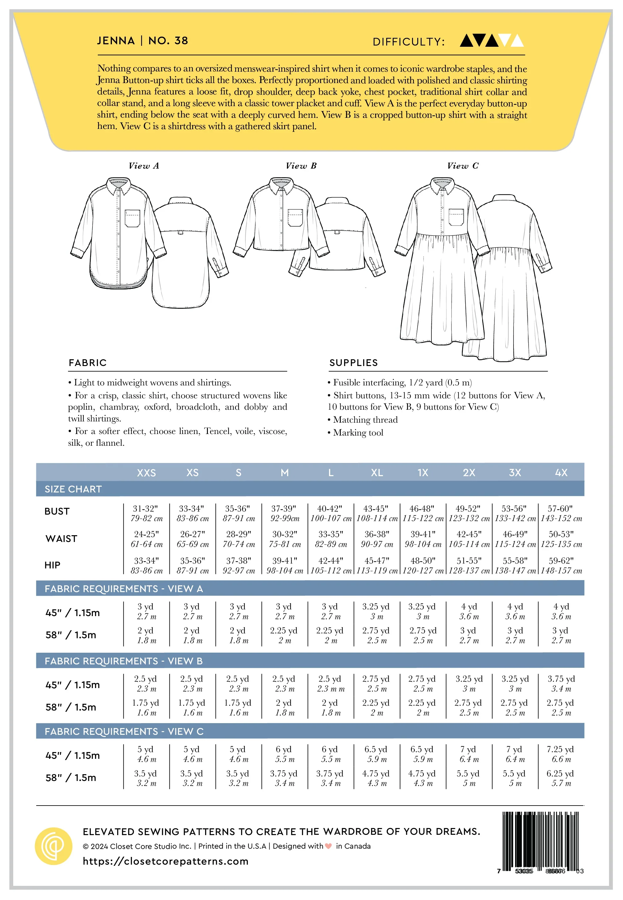 Closet Core - Jenna Button-up Shirt & Shirtdress - Image 37