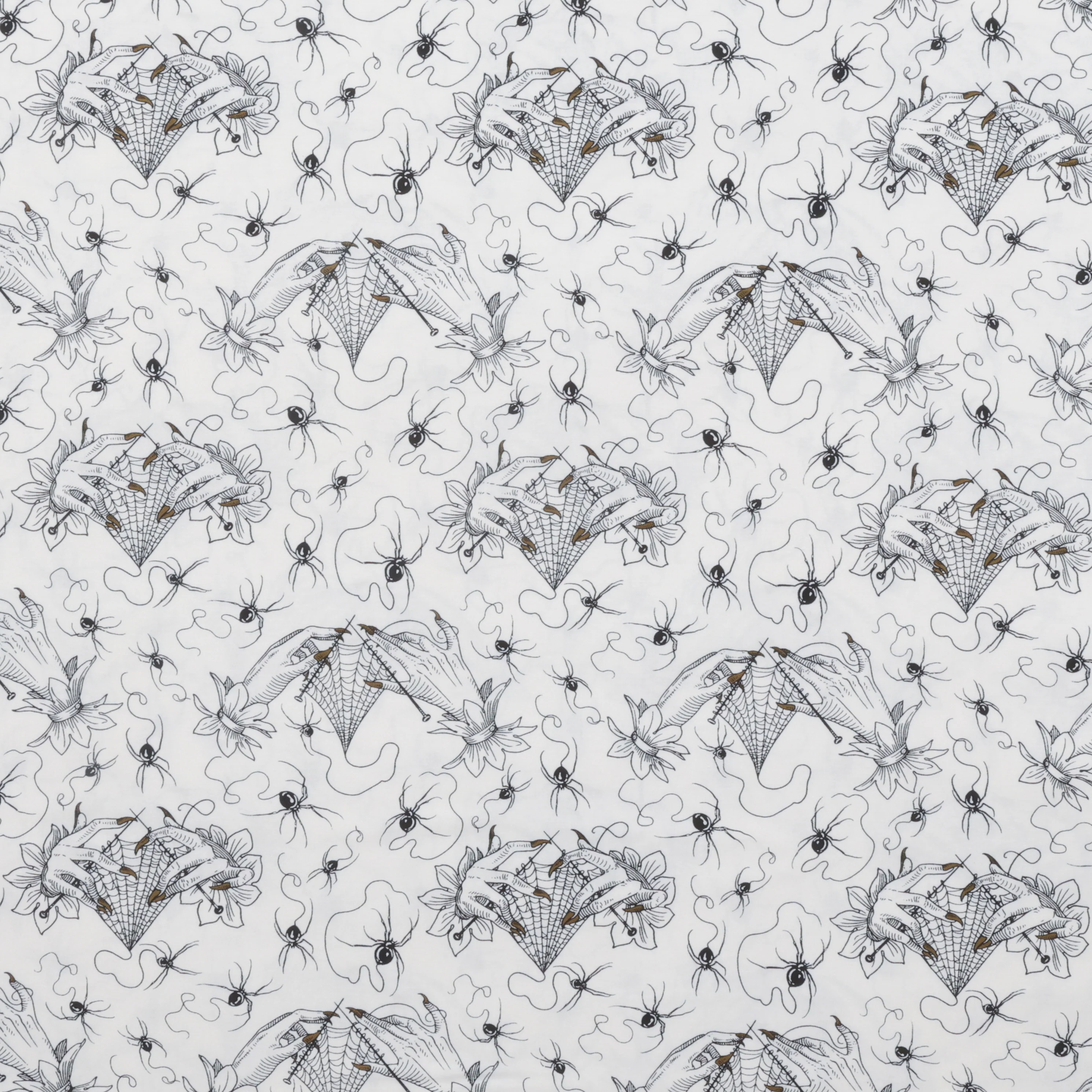 Club Hauer - Cotton - Costumes & Cobwebs - Cobweb Lace - White - Image 2
