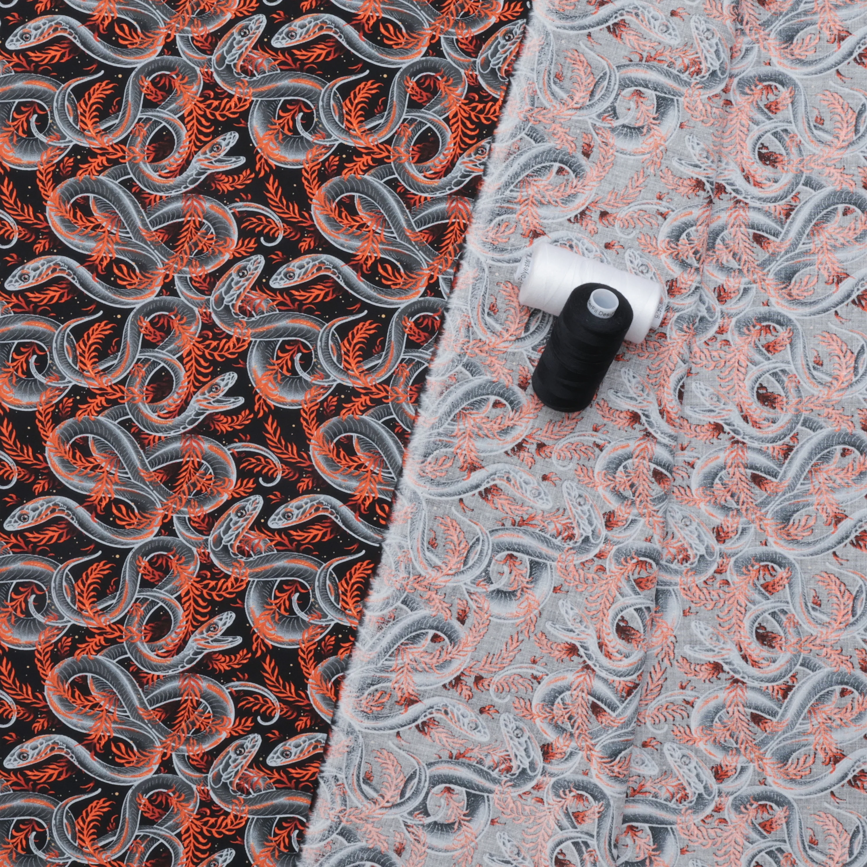 Club Hauer - Cotton - Costumes & Cobwebs - Sneaky Snakes - Black - Image 3