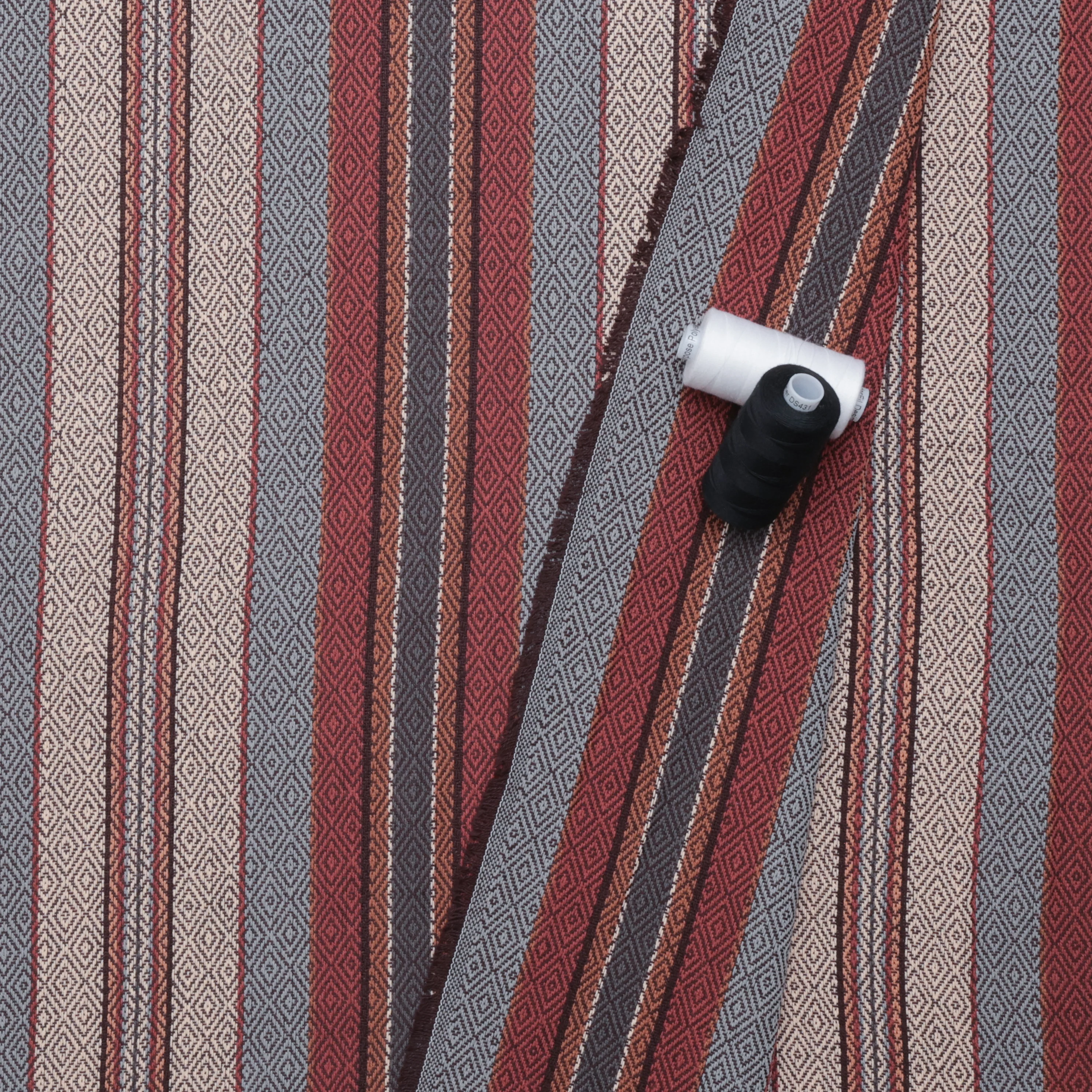 Cotton - Baja Blanket - Stripe - Russet - Image 3