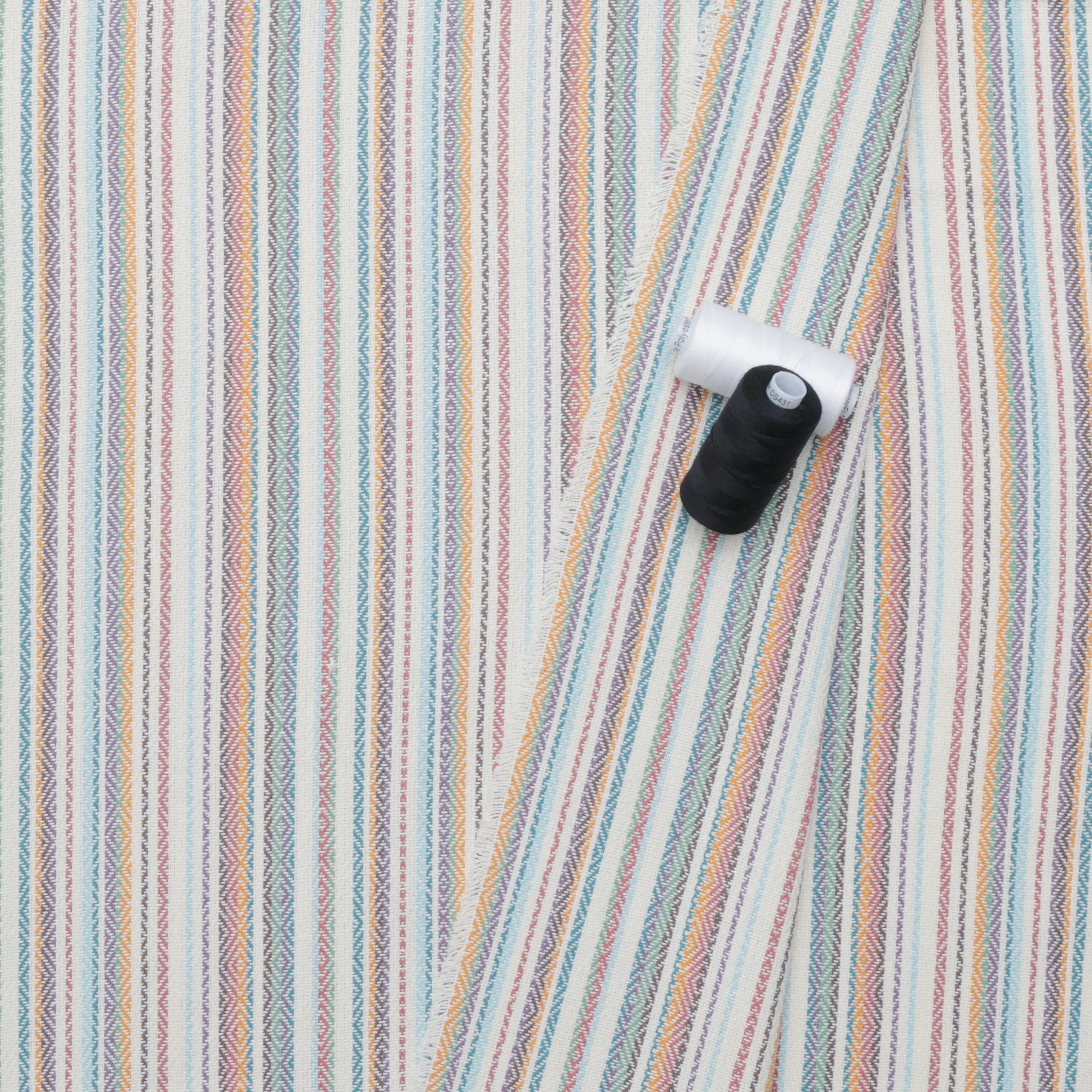 Cotton - Baja Blanket - Stripe - Shell - Image 3