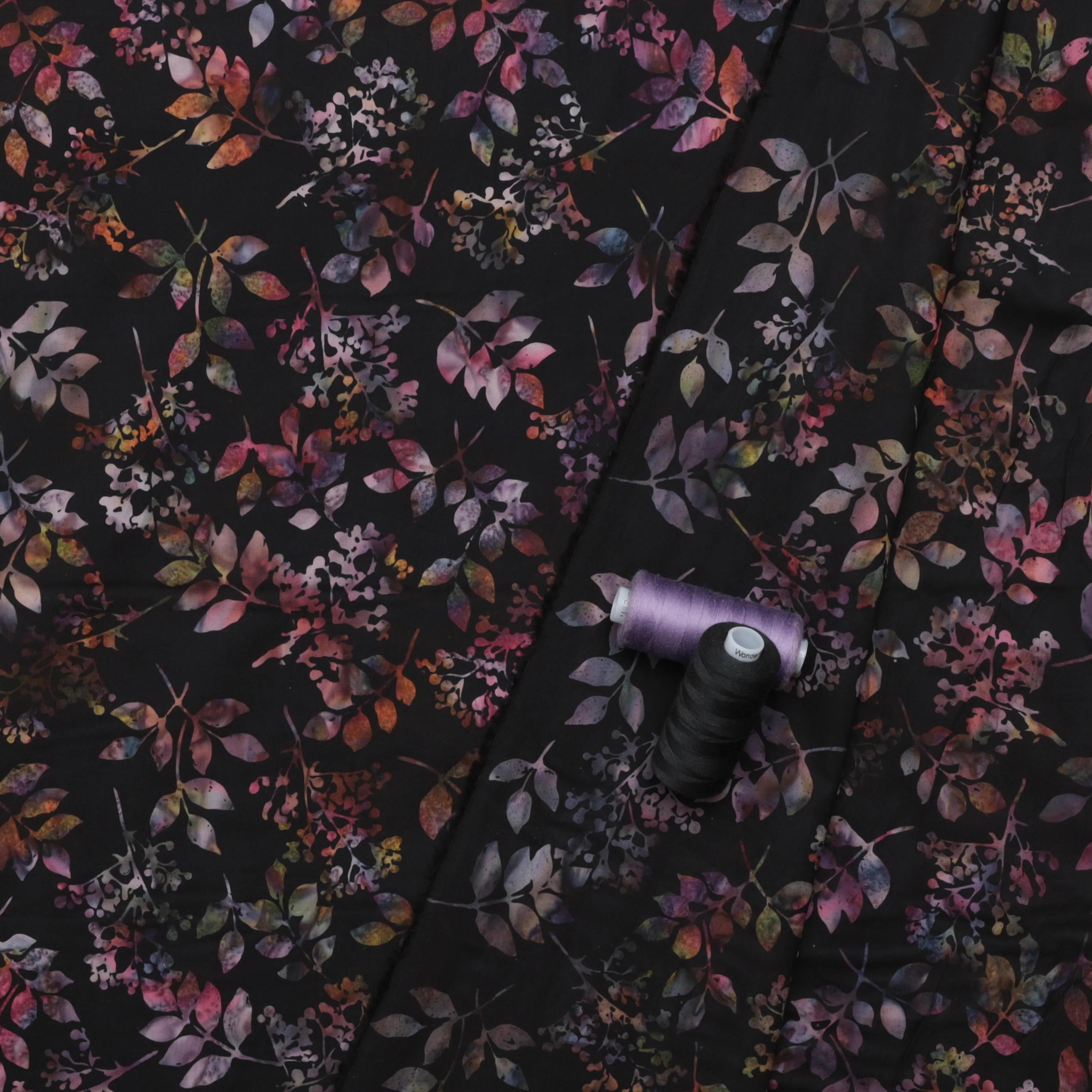 Cotton - Bali Batik - Mixed Folage - Spectrum - Image 3
