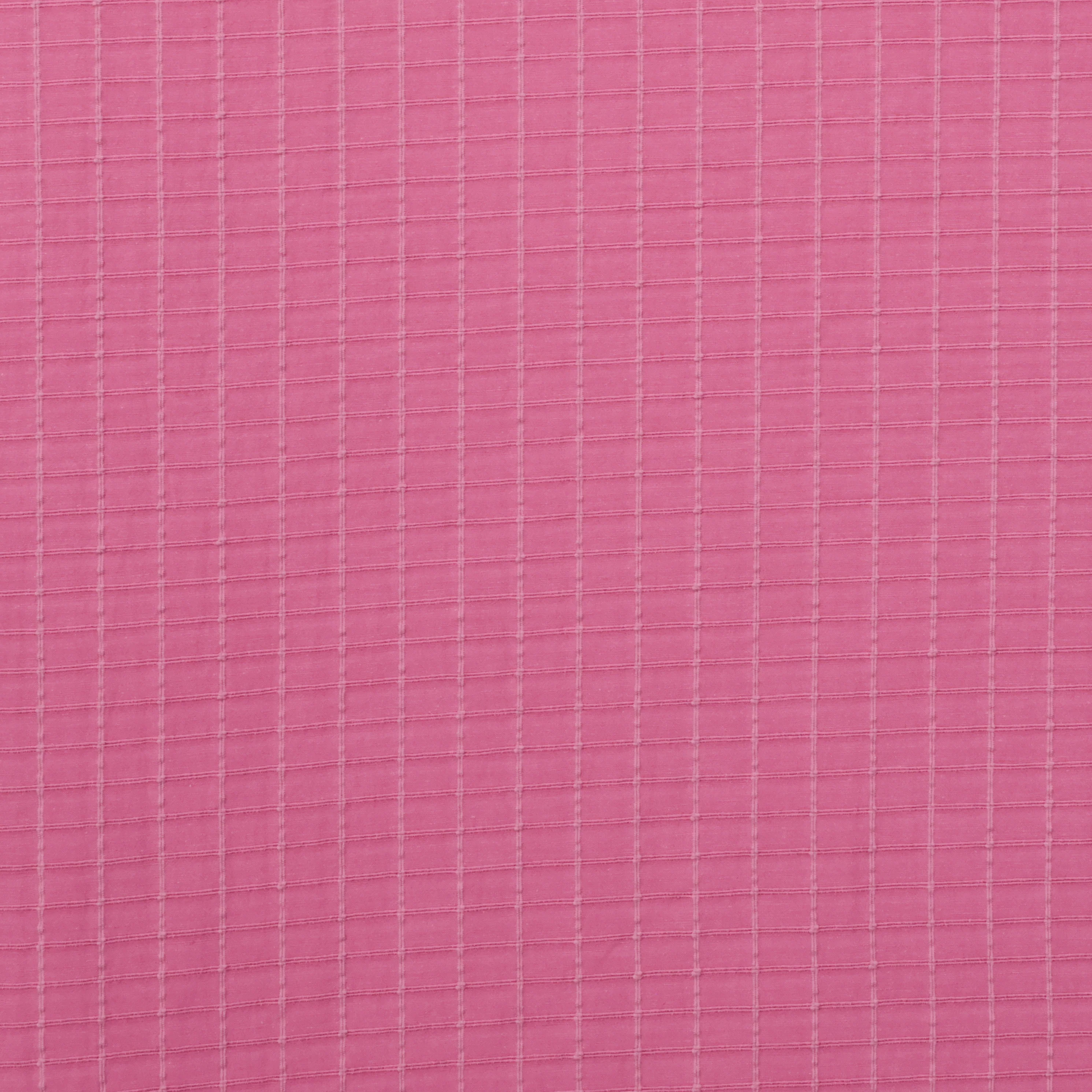 Cotton Blend - Millie - Windowpane Jacquard - Assorted - Image 3
