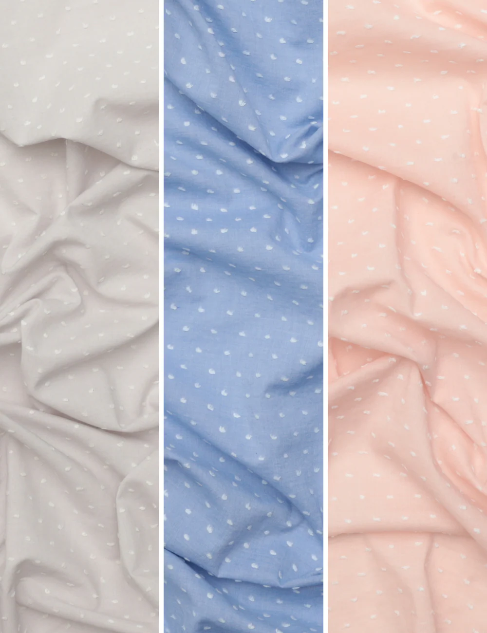 Cotton Blend - Swiss Dot - Assorted