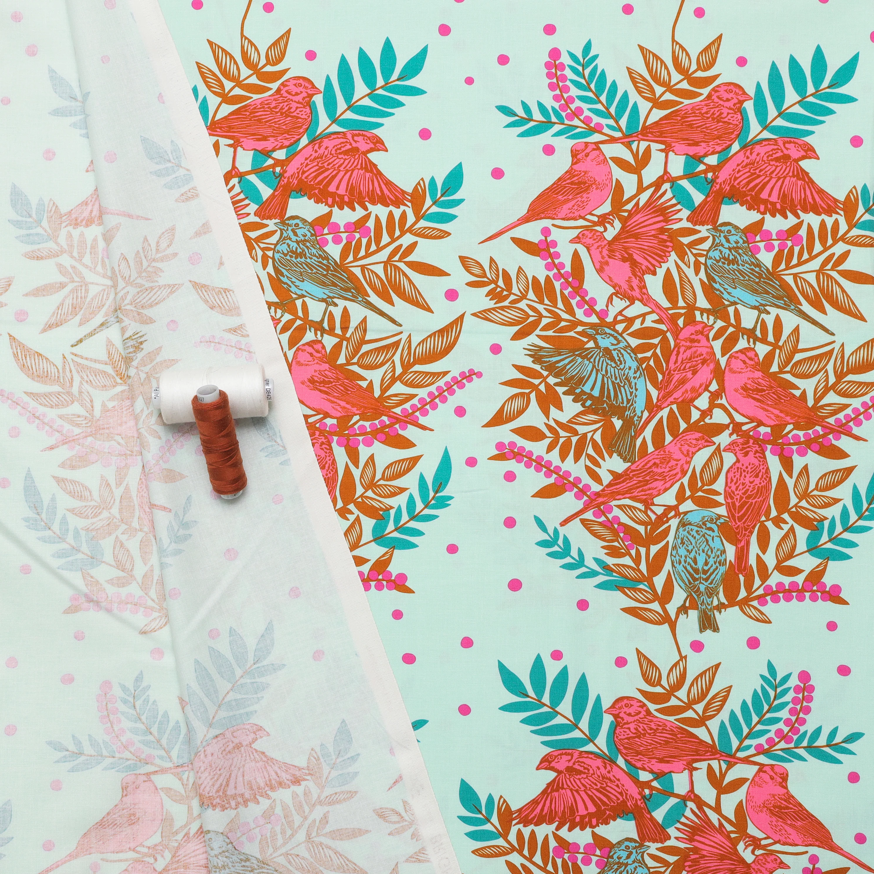 Cotton - Bright Eyes - Visitation - Seafoam - Image 3