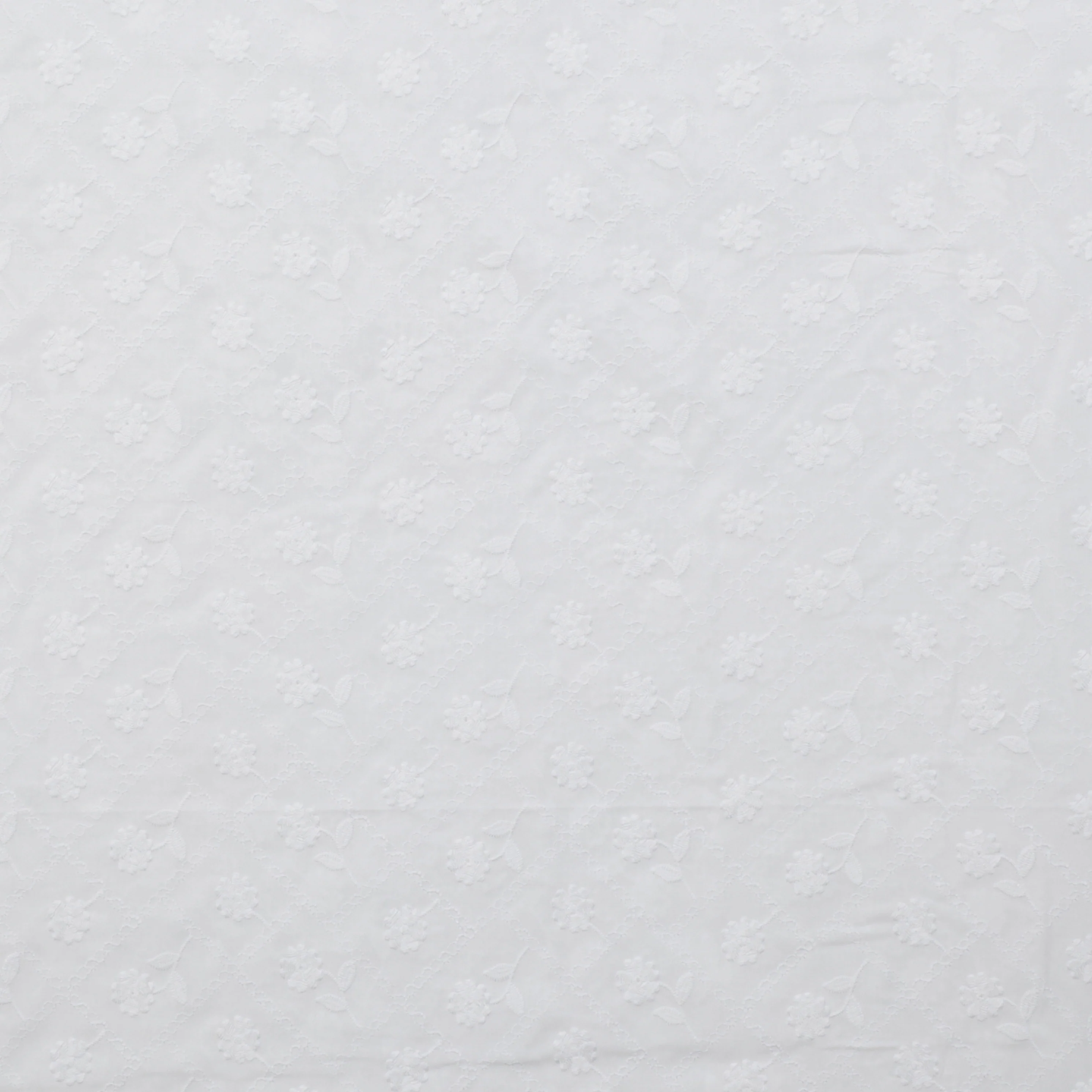Cotton - Daisy Daze Embroidery - Off White - Image 2