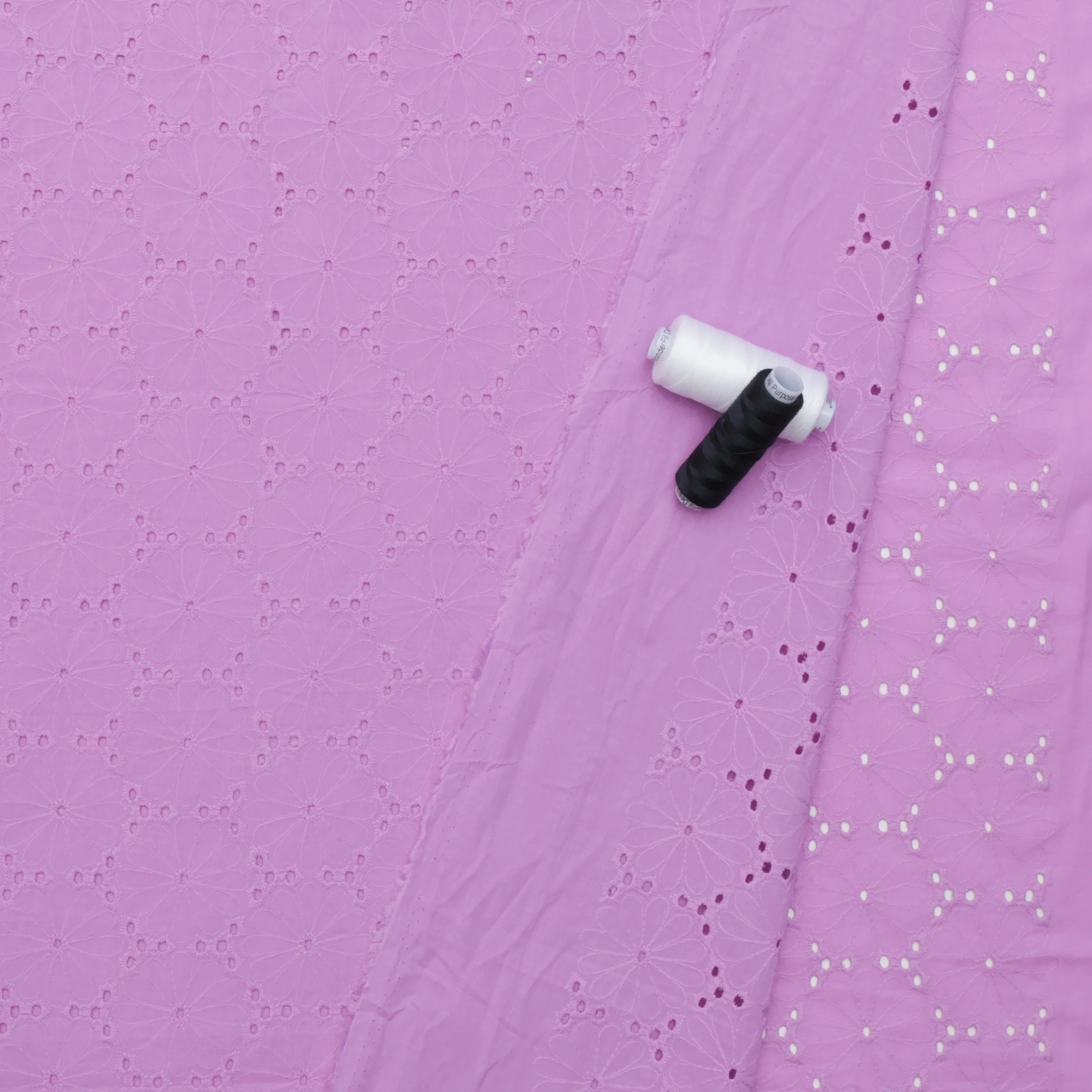 Cotton - Daisy Eyelet - Assorted - Image 2