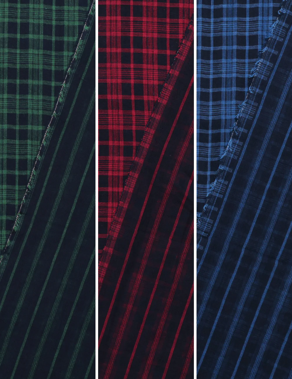 Cotton -Double Gauze - Plaid Stripe - Assorted - Image 2