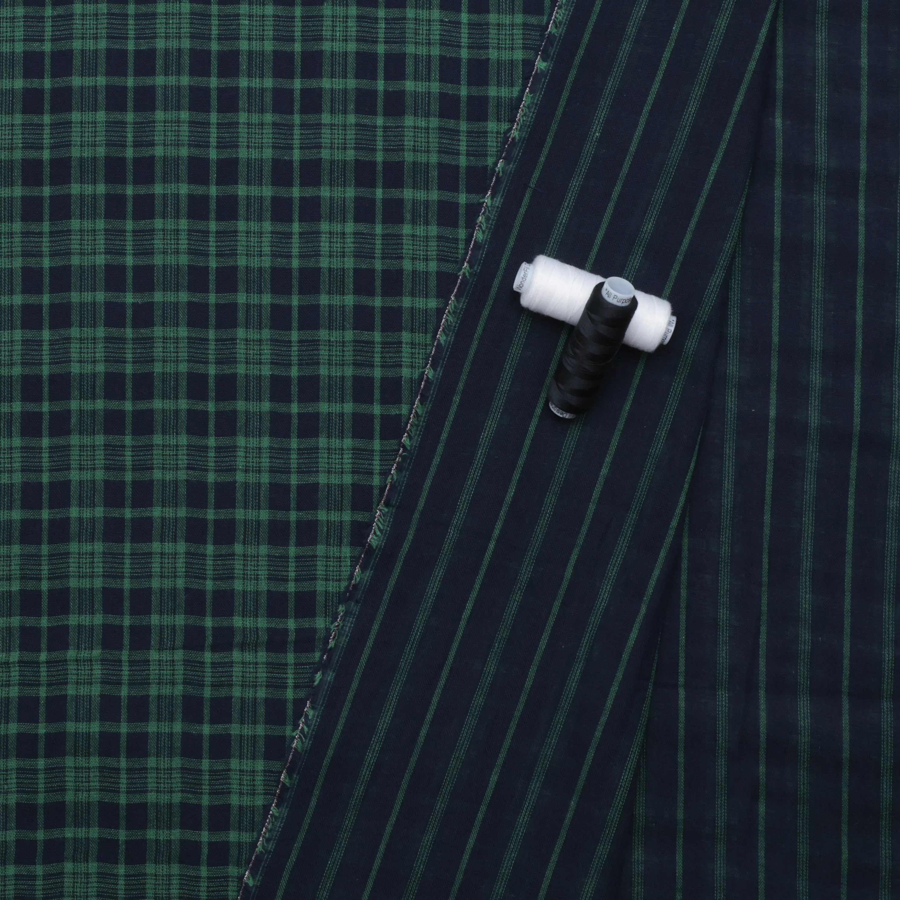 Cotton -Double Gauze - Plaid Stripe - Assorted - Image 3