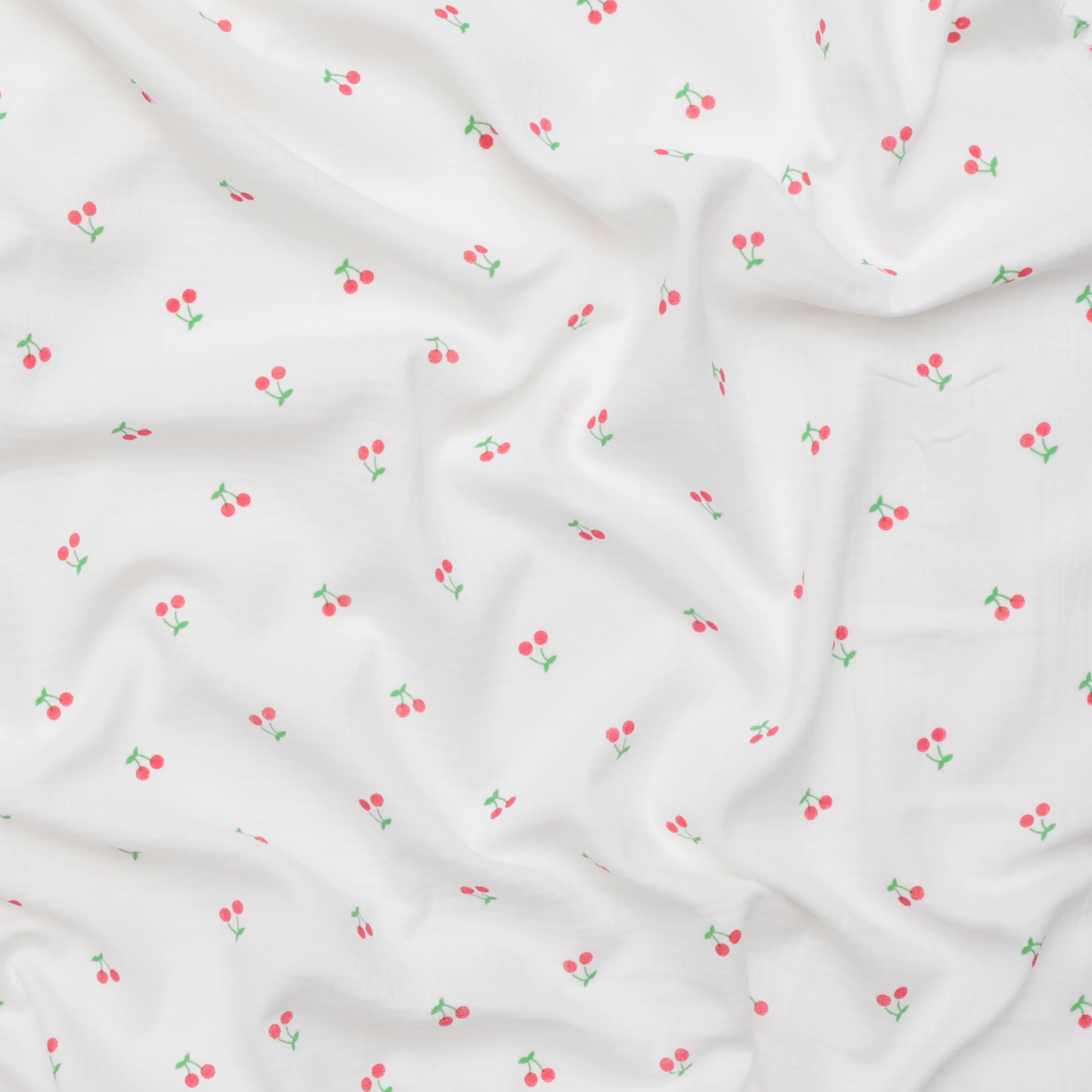 Cotton - Double Gauze - Print - Small Cherry
