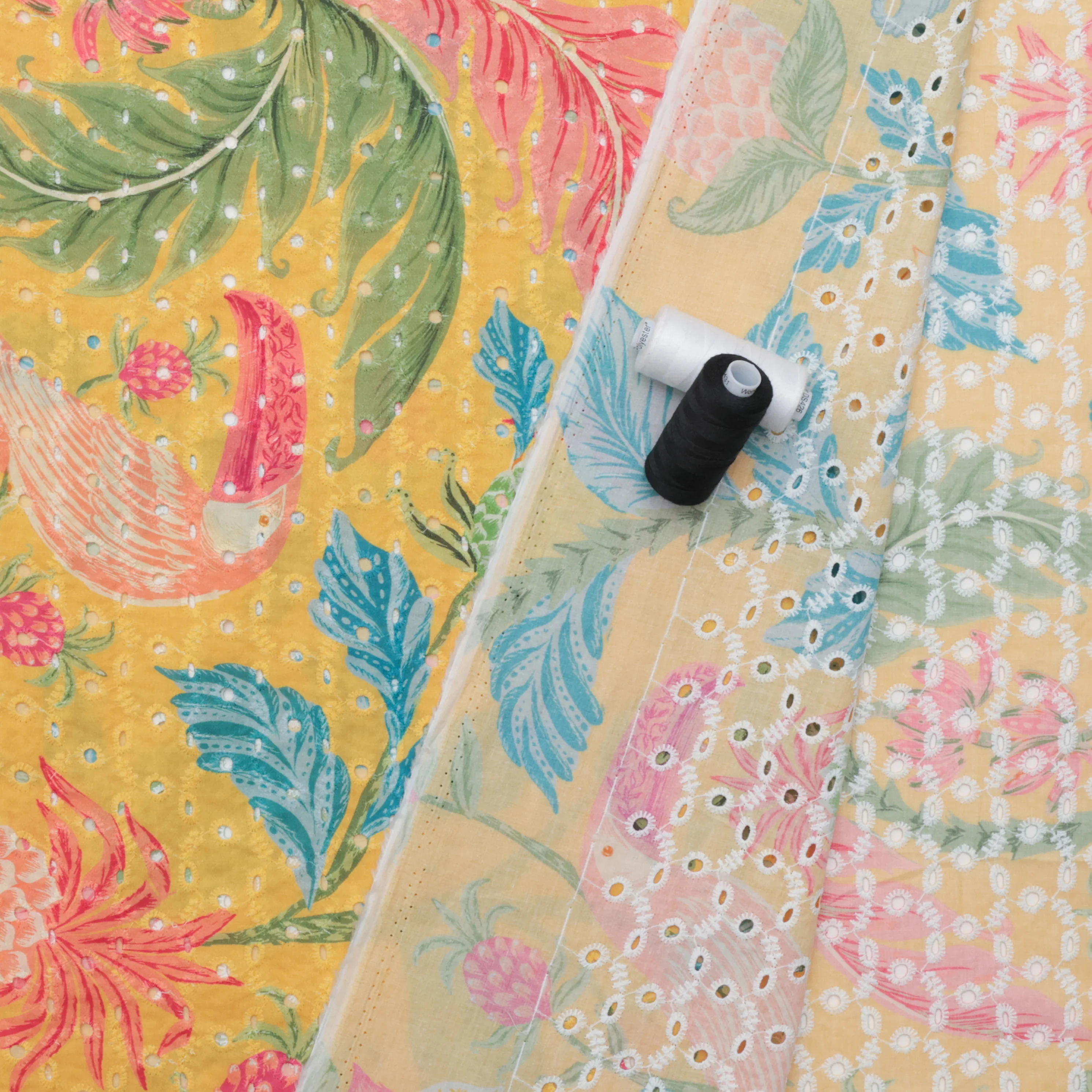 Cotton - Eyelet - Digital Print - Assorted - Image 2