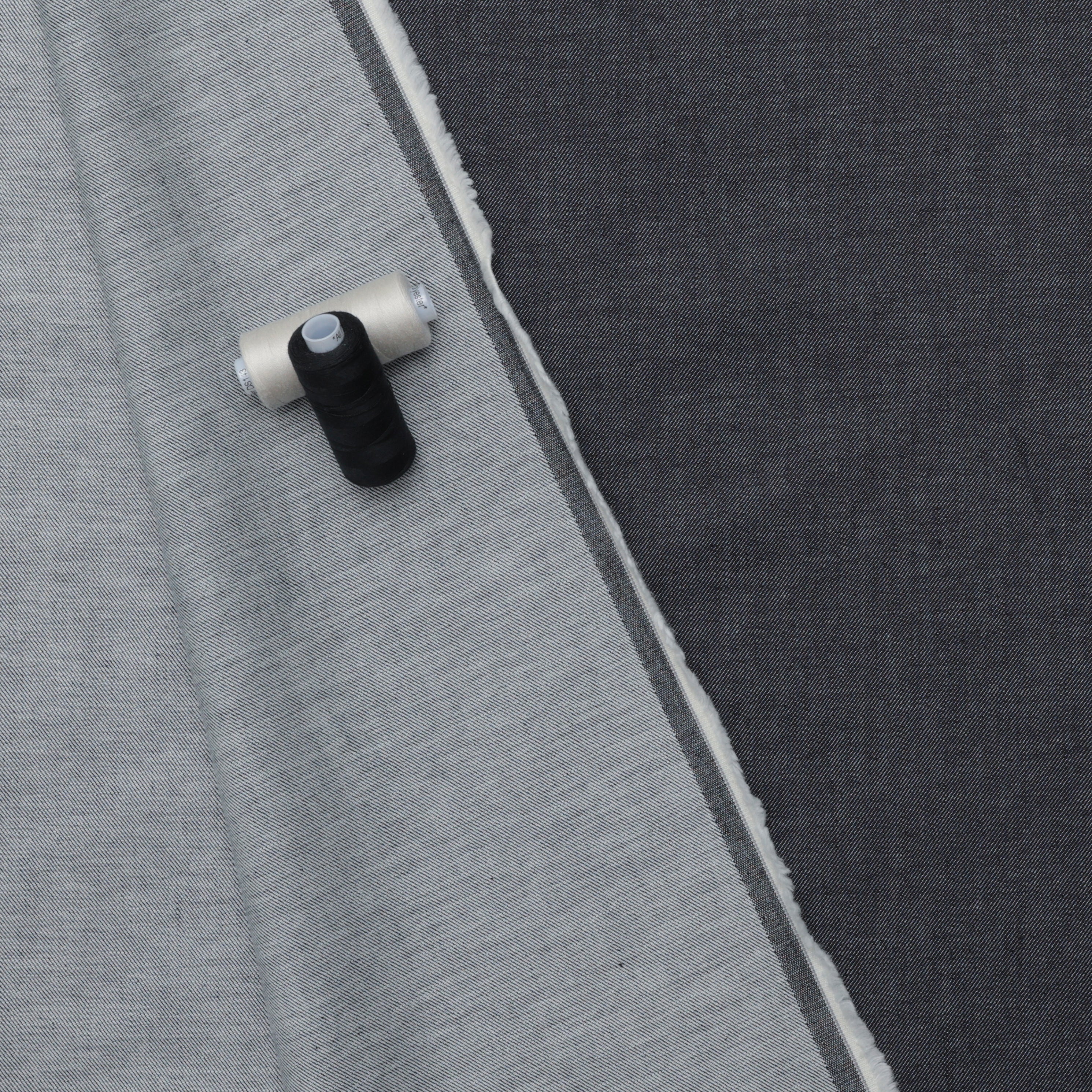 Cotton - Italian Denim - Medium Stretch - Midnight - Image 3