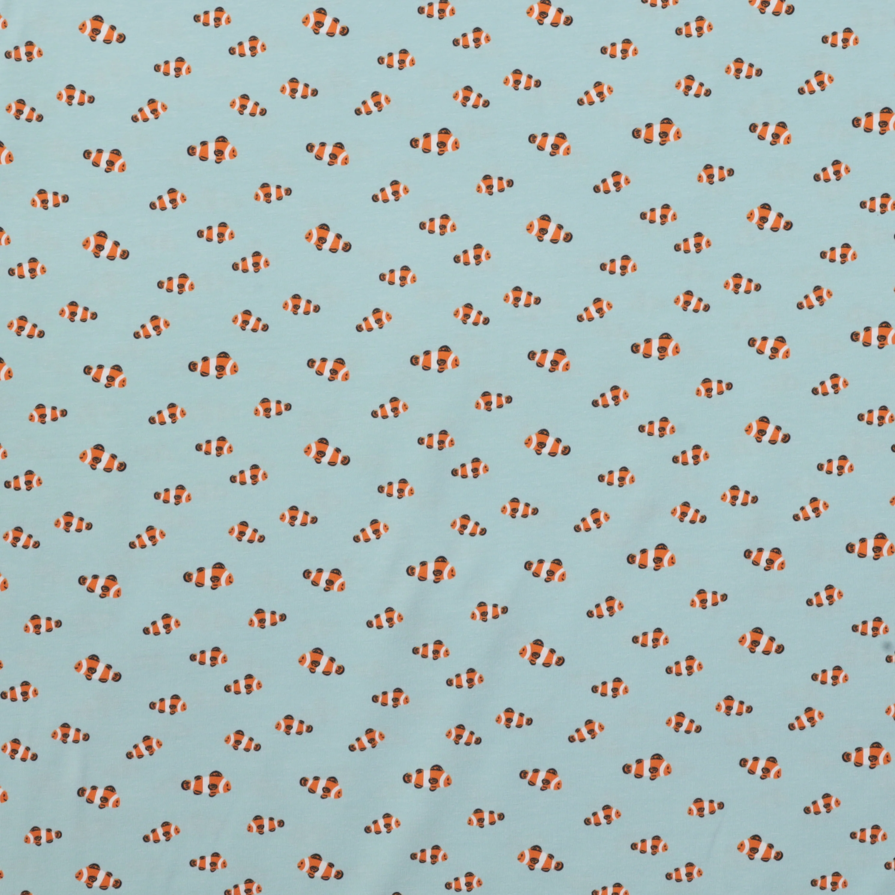 Cotton - Jersey - Clown Fish - Mint - Image 2