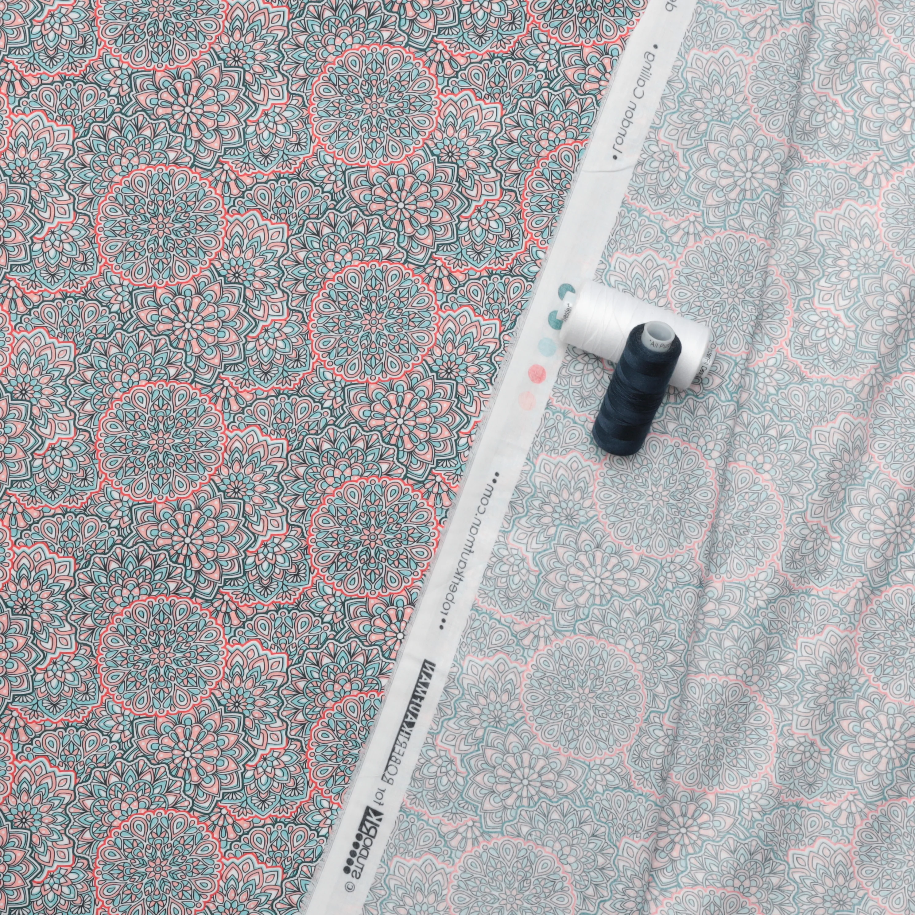 Cotton - Lawn - London Calling - Ocean - Image 3