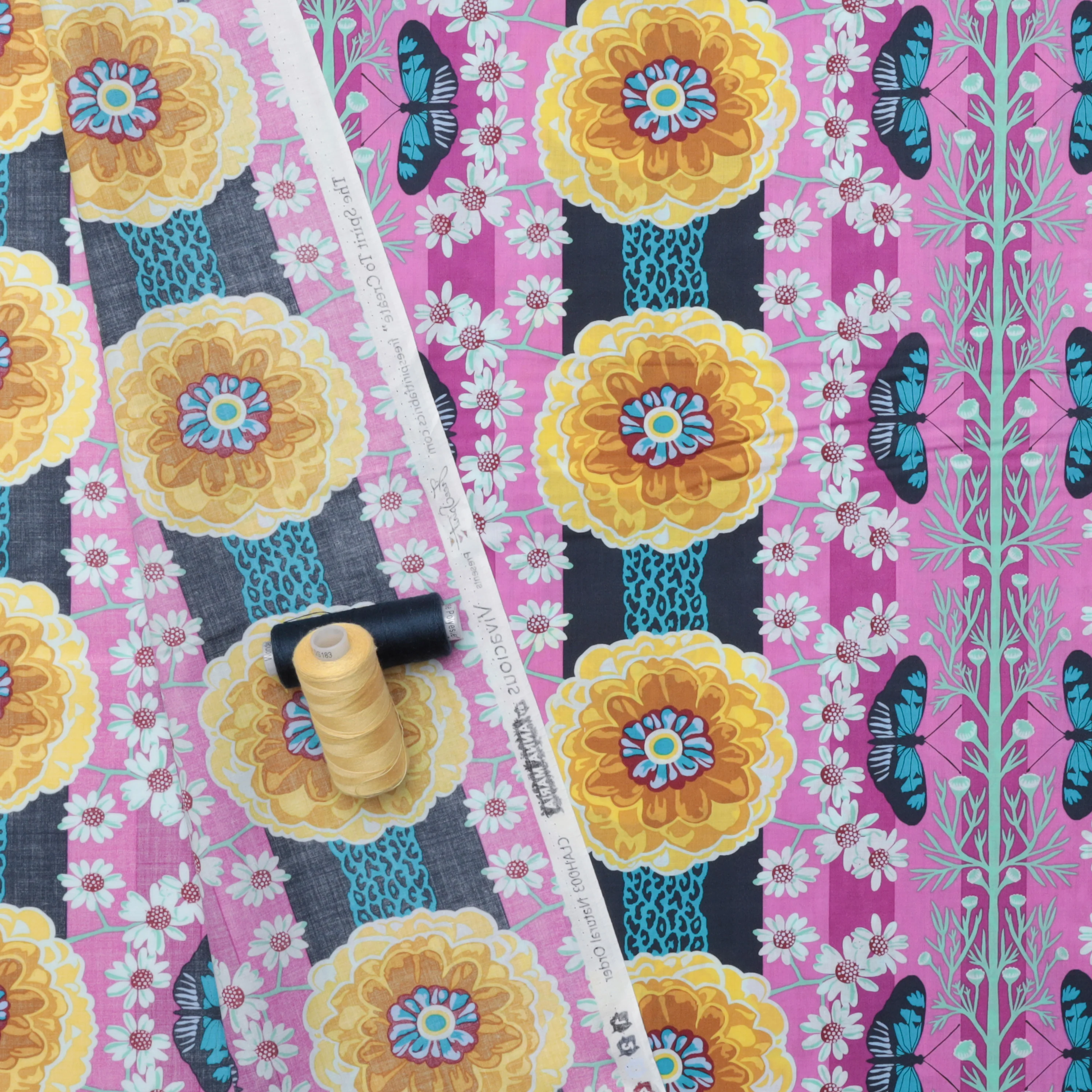 Cotton - Lawn - Vivacious - Natural Order - Magenta - Image 3