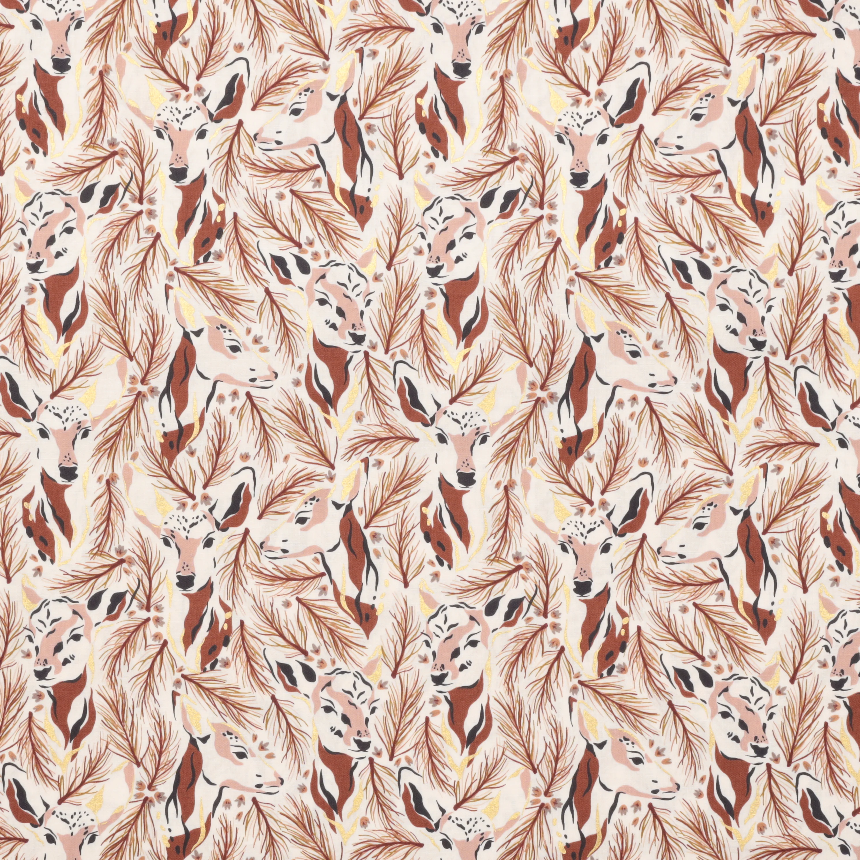 Cotton - Magic of Yosemite - Morning Deer - Brick Red - Image 2