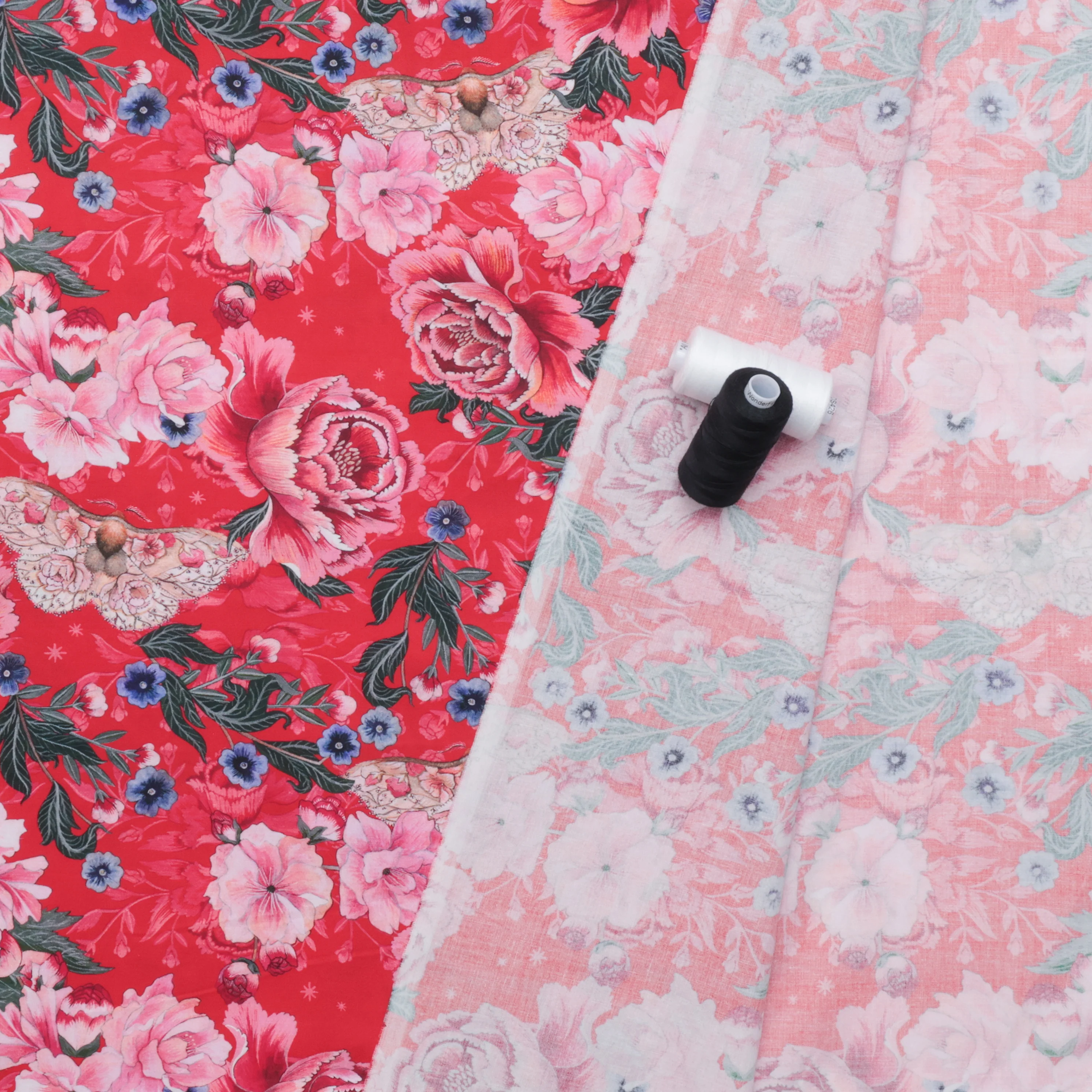 Maria Matos - Cotton - Nocturnal Creatures - Blossom Moth - Red - Image 3